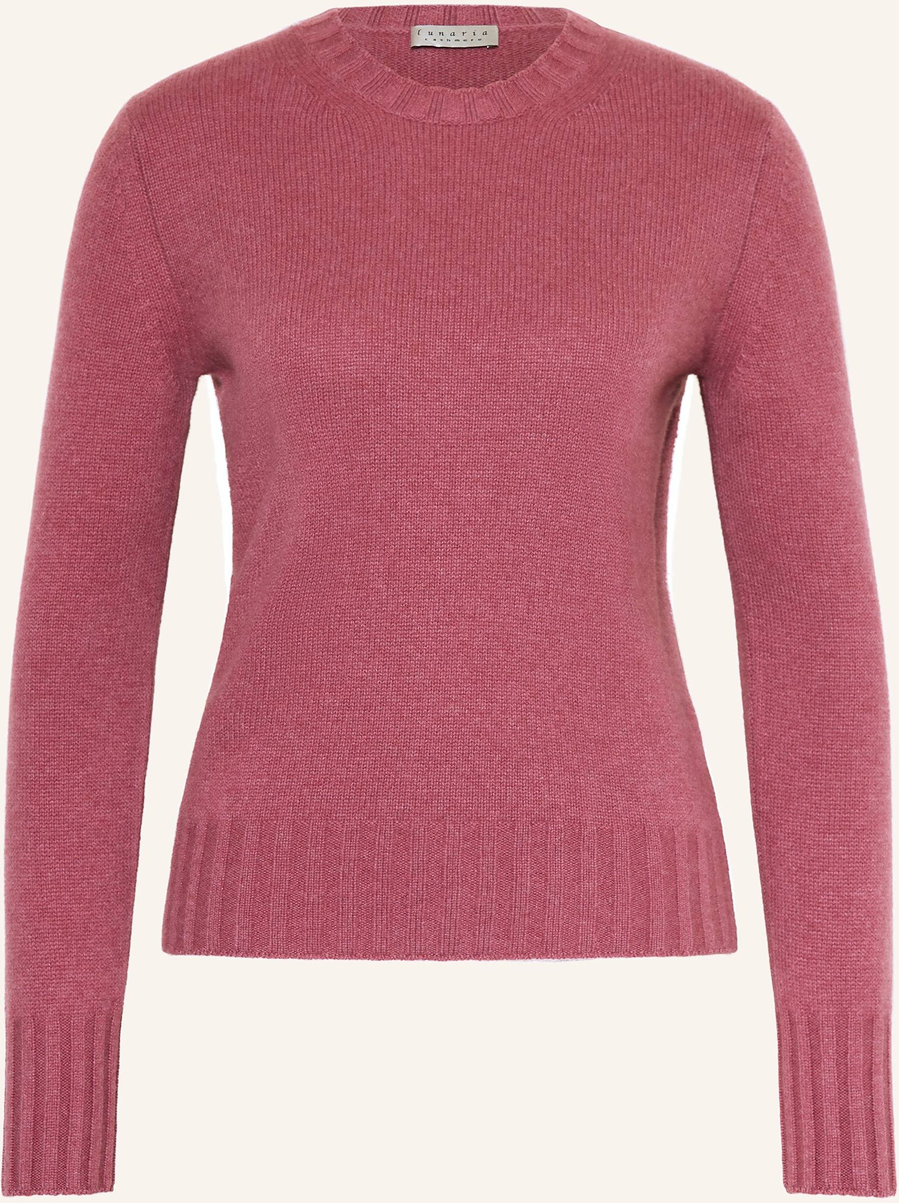 Lunaria Cashmere Cashmere-Pullover rosa