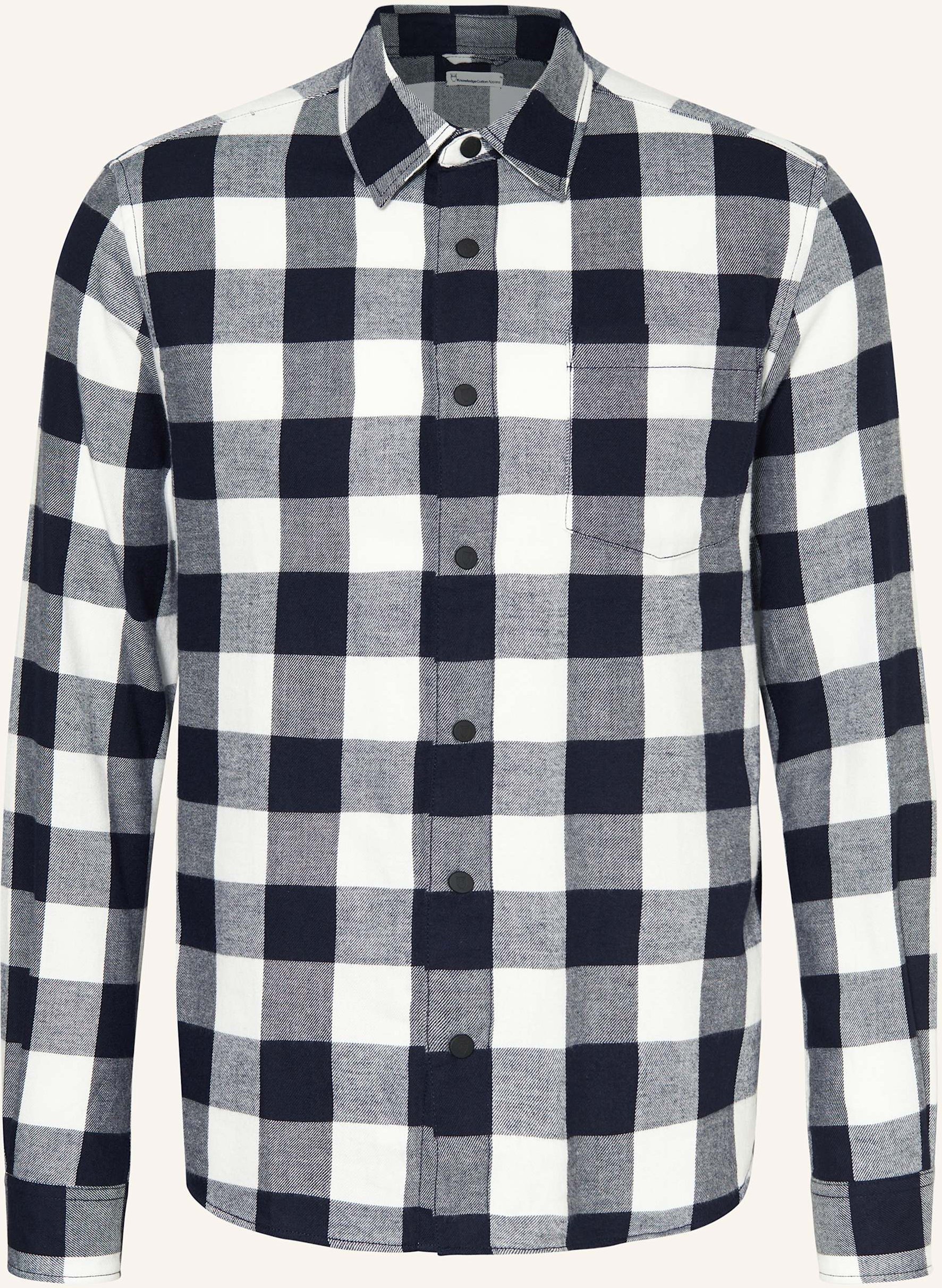 Knowledgecotton Apparel Outdoor-Hemd Regular Fit blau