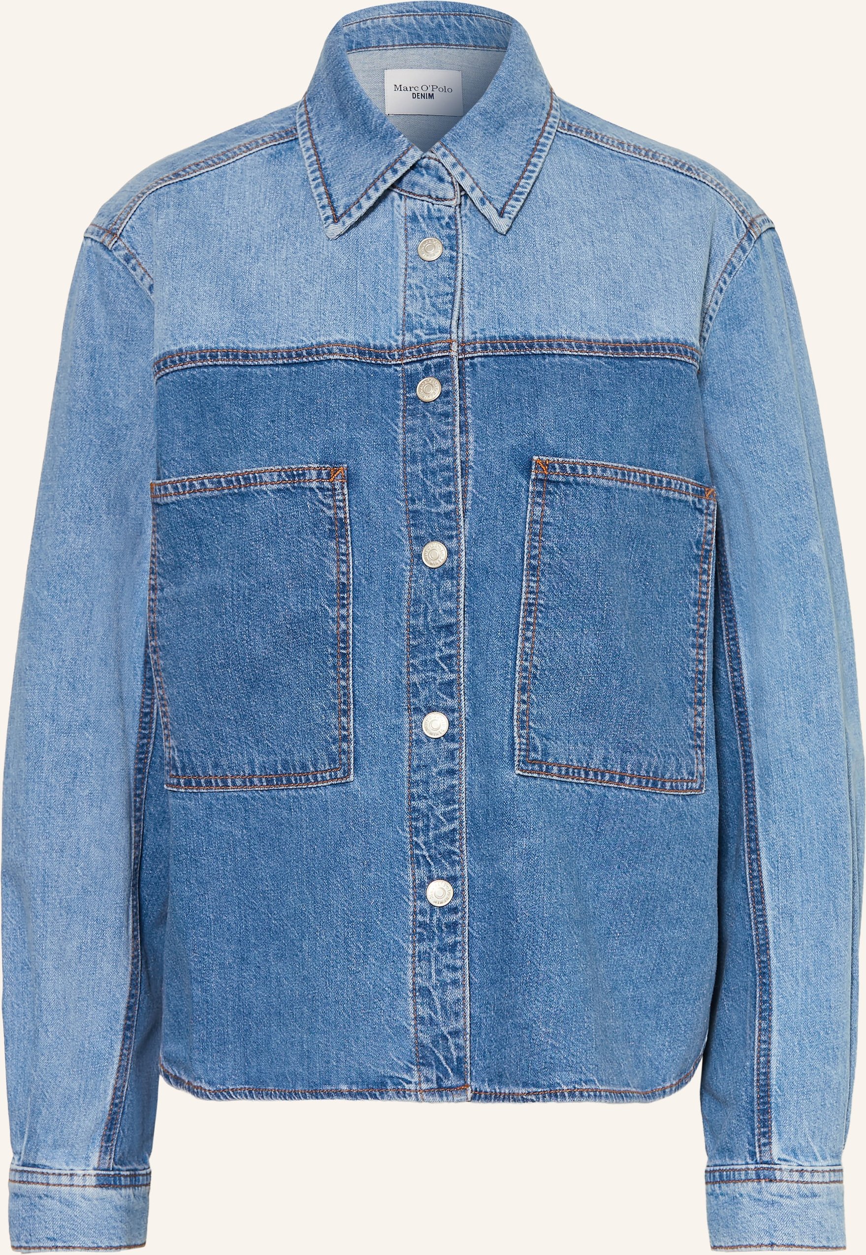 Marc O'polo Denim Jeansbluse blau
