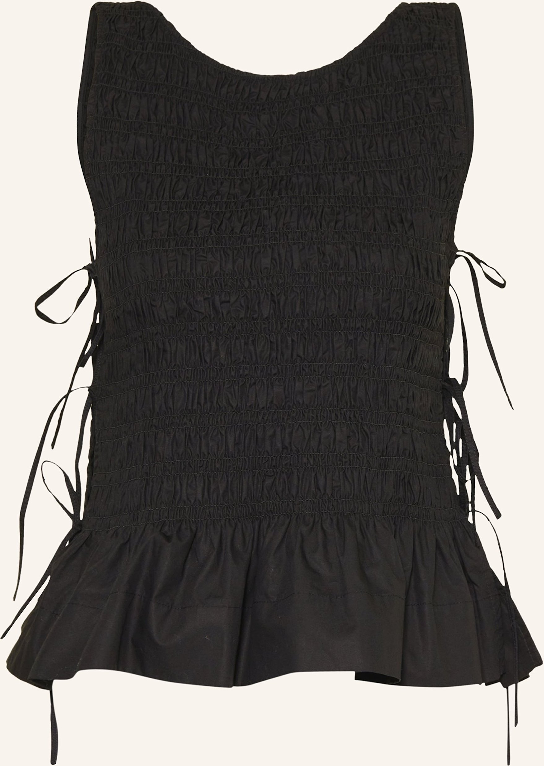 Ganni Top schwarz
