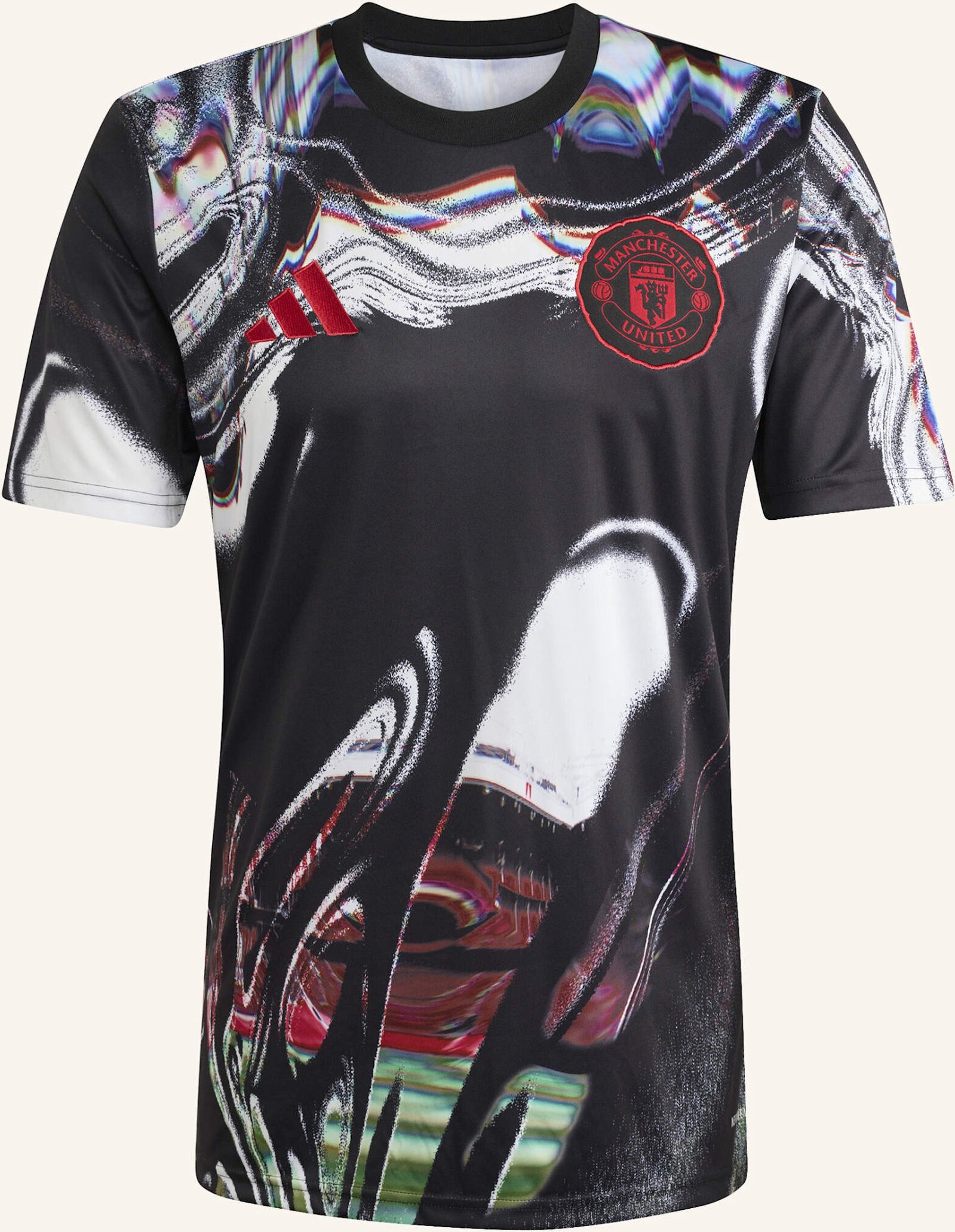 Adidas Manchester United 25/26 Pre Match Trikot schwarz