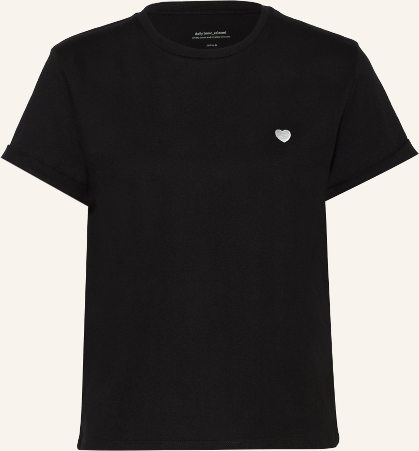 Opus T-Shirt Serz schwarz