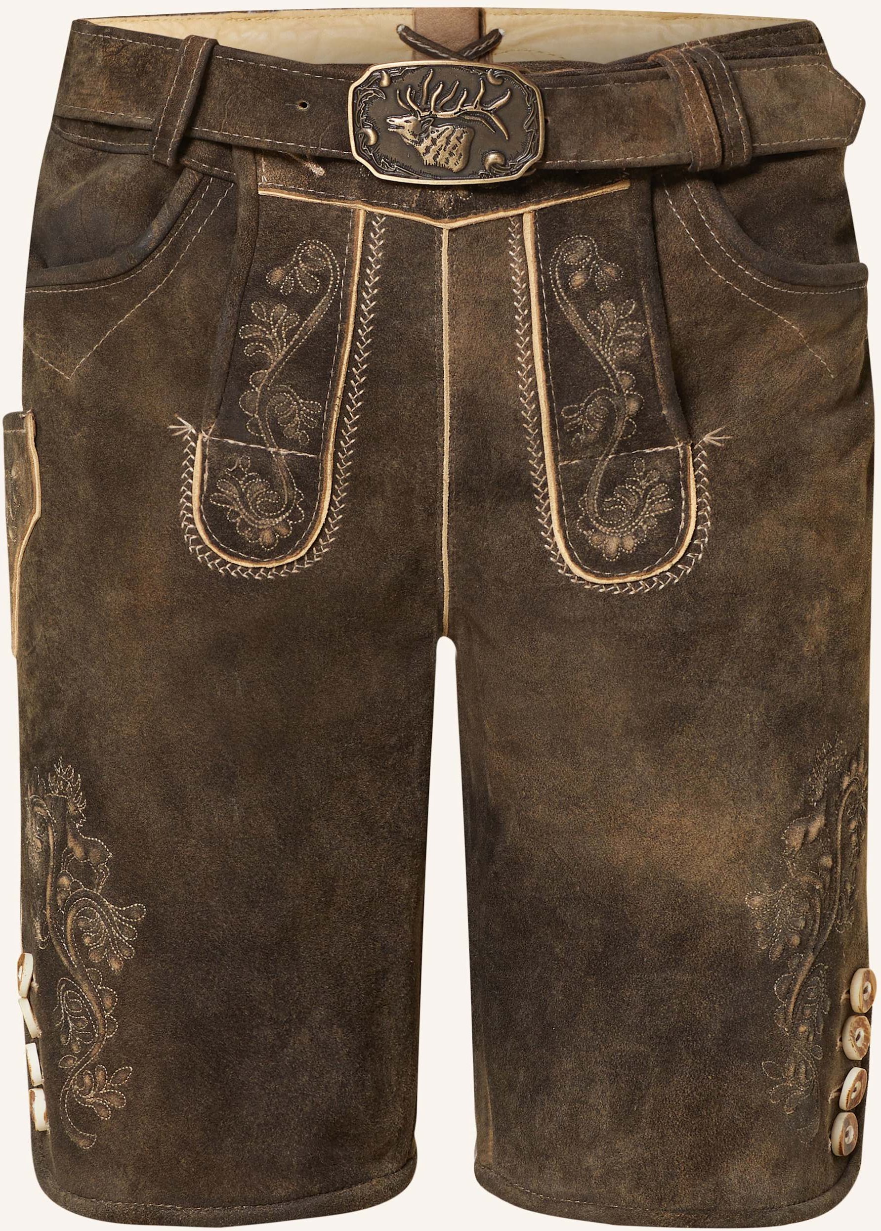 Thumbnail - Spieth & Wensky Trachten-Lederhose Everest braun