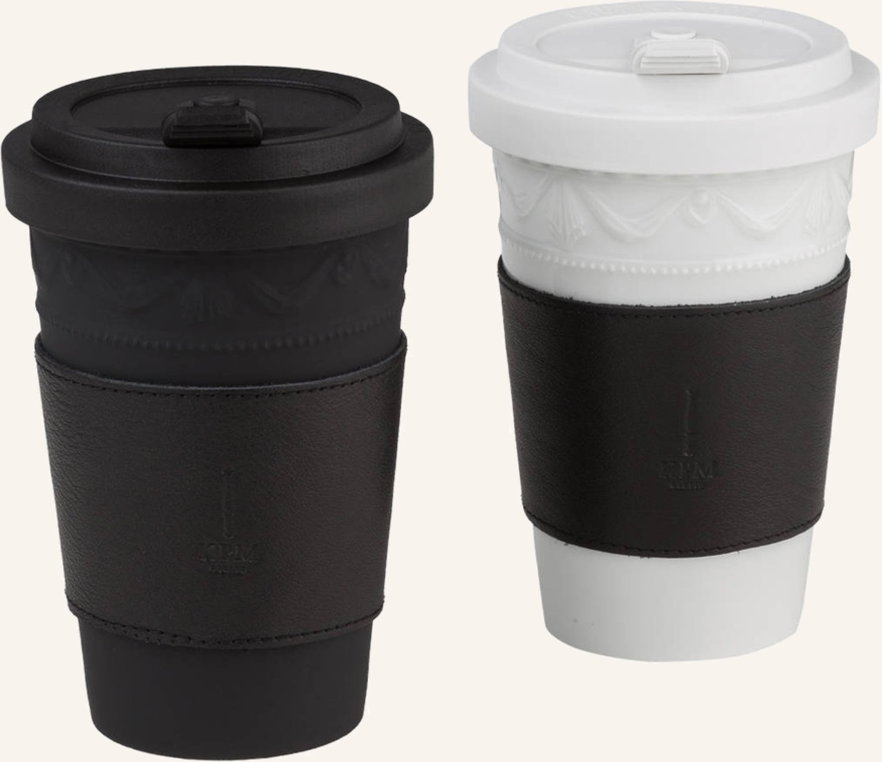 Thumbnail - Kpm 2er-Set To-Go-Becher weiss