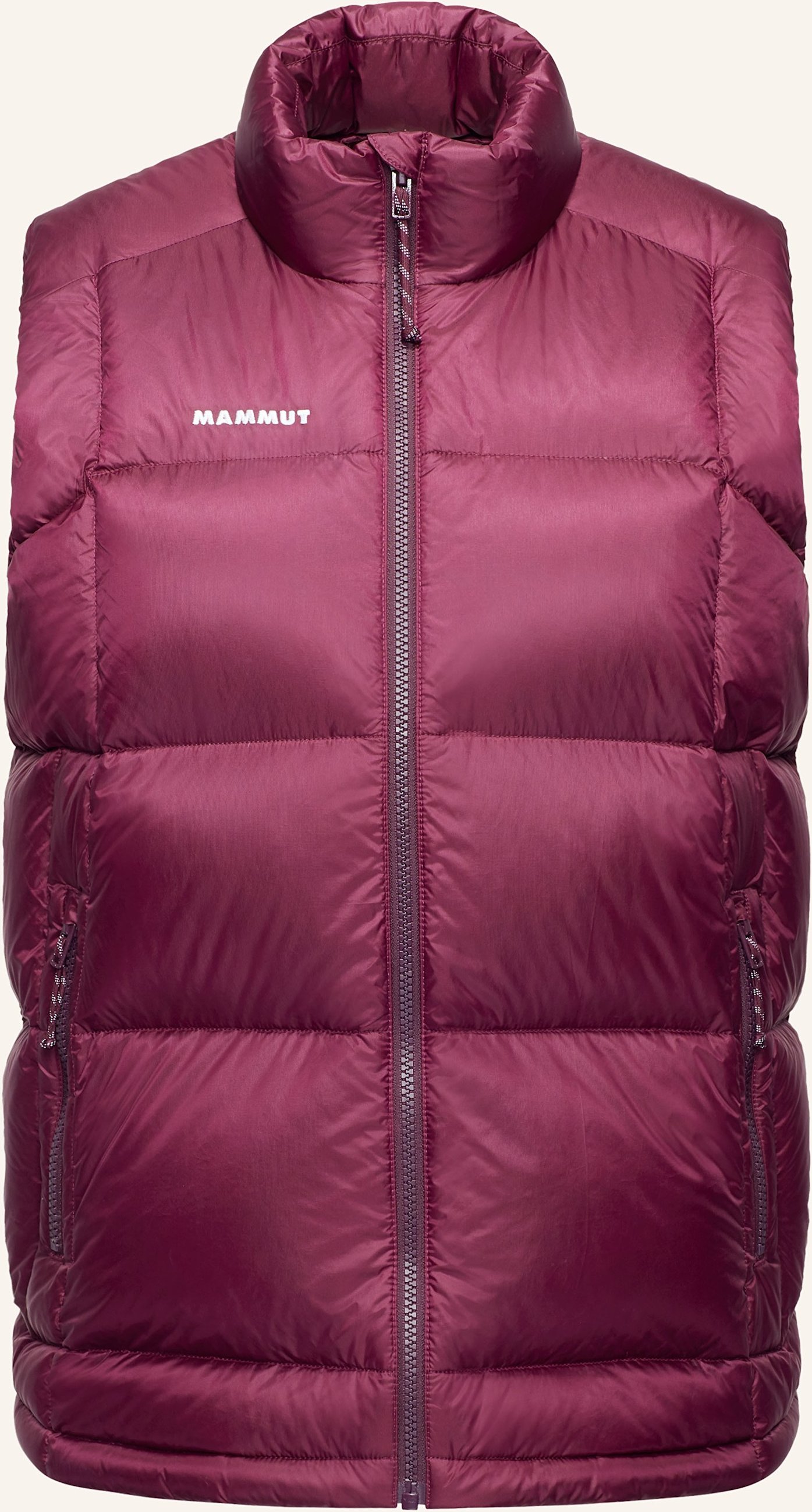 Mammut Daunenweste Glacier Glow In rot