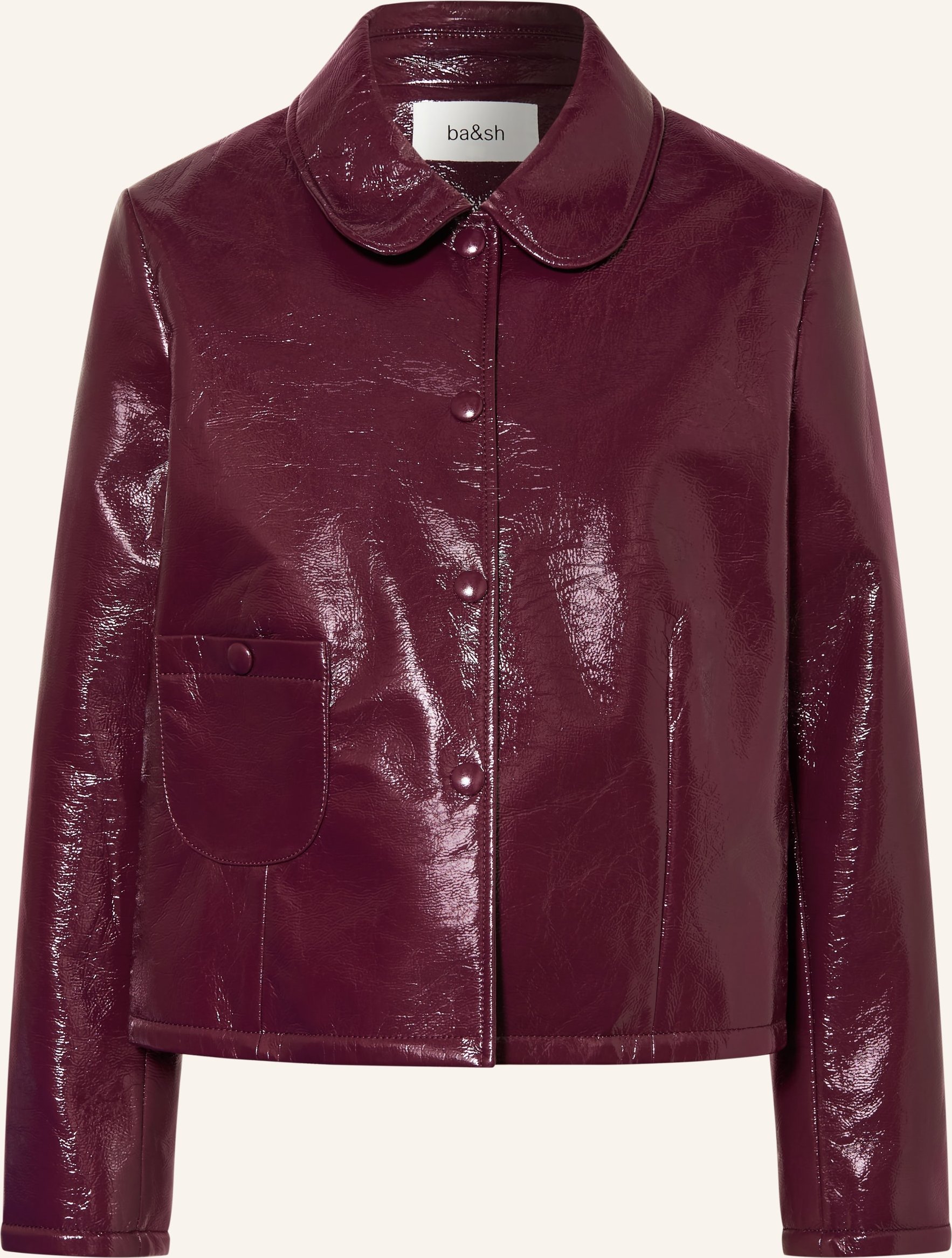 Ba&Sh Jacke In Lederoptik rot