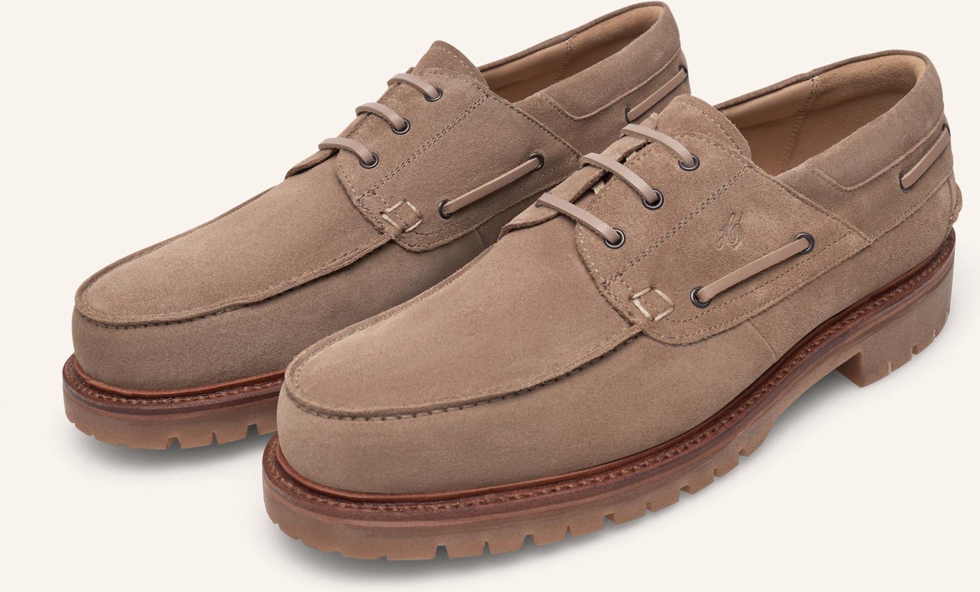 Heinrich Dinkelacker Bootsschuh Miami Plain V beige