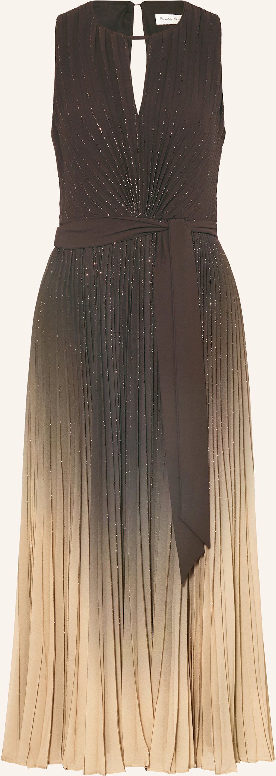 Phase Eight Plisseekleid Simara Mit Glitzergarn schwarz