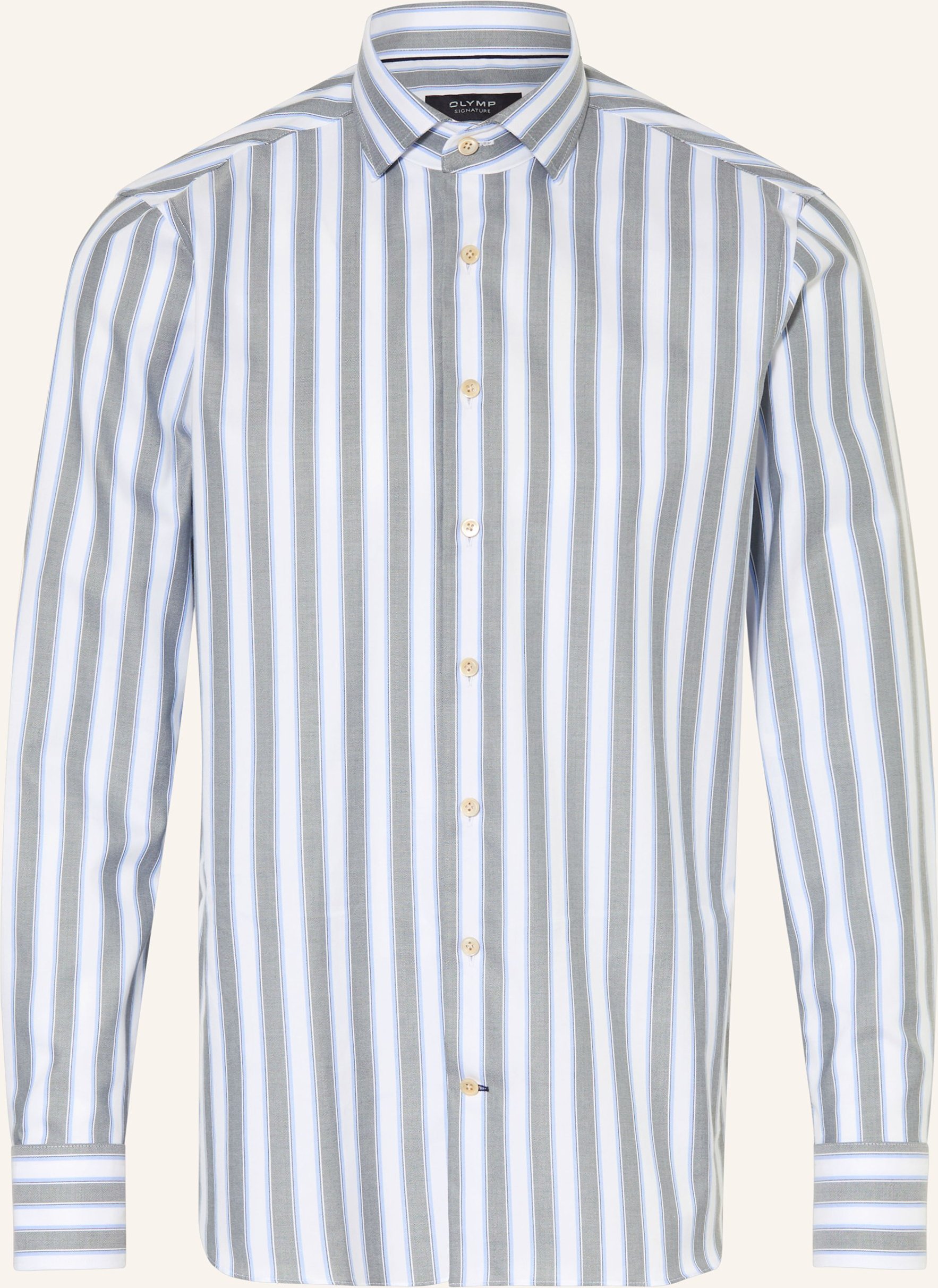 Olymp Signature Hemd Signature Tailored Fit gruen