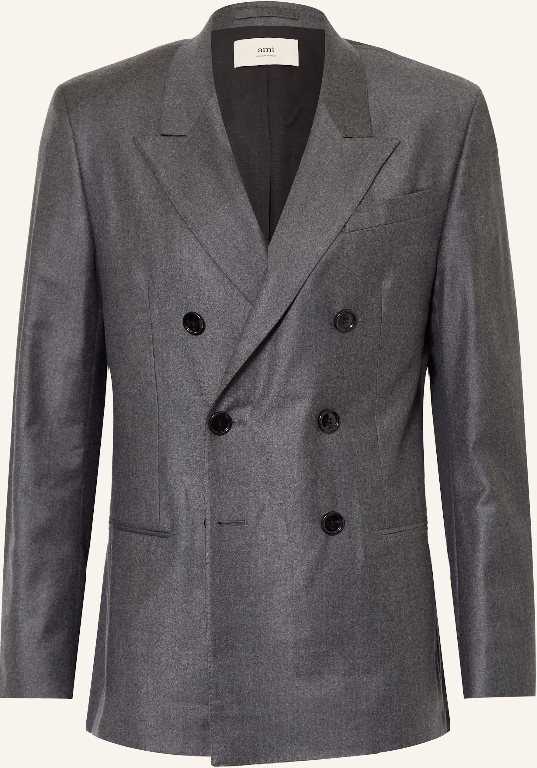 Ami Paris Anzugsakko Regular Fit grau