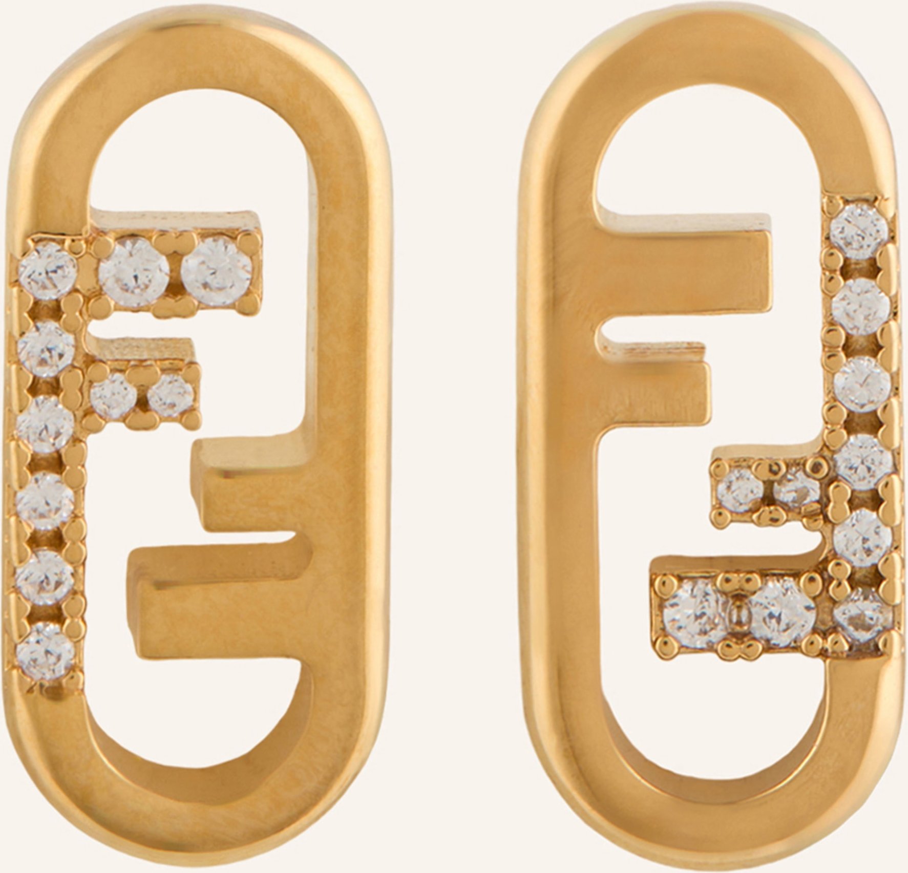 Fendi Ohrstecker O'lock gold