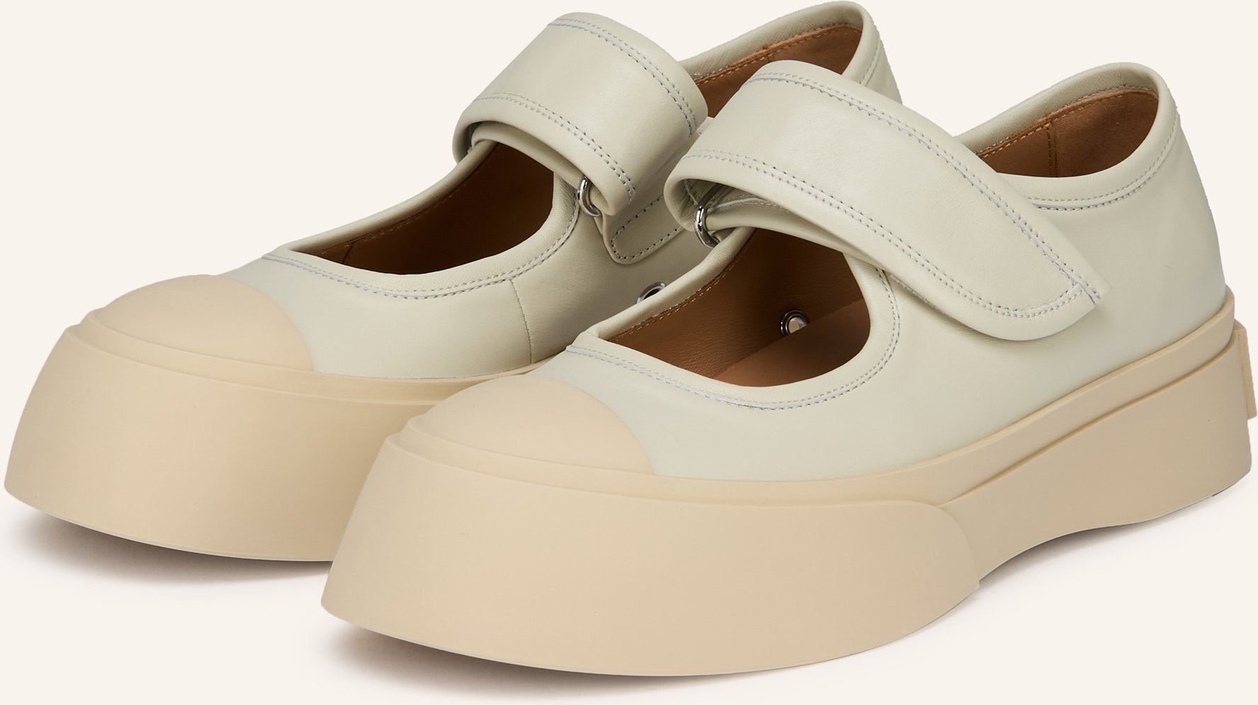 Marni Plateau-Ballerinas weiss