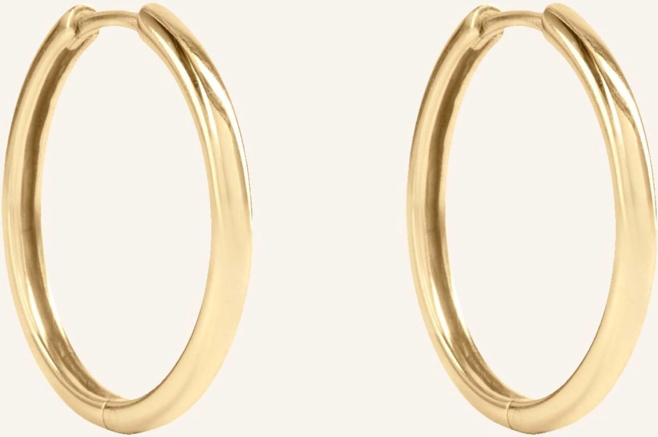 Pompidou Creolen Lillian Medium By Glambou gold