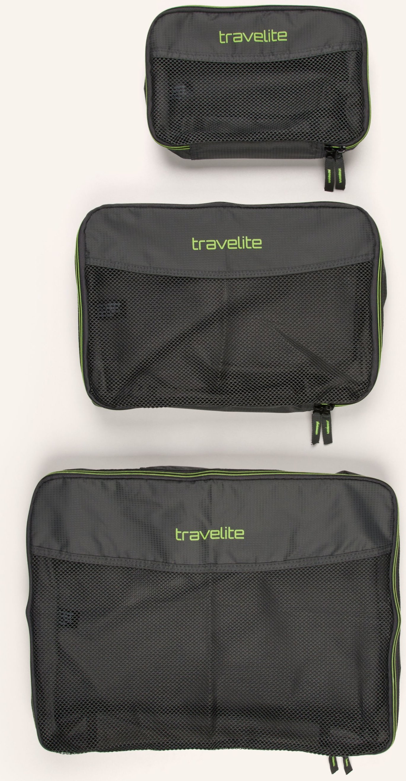 Travelite 3er-Set Packhilfe grau