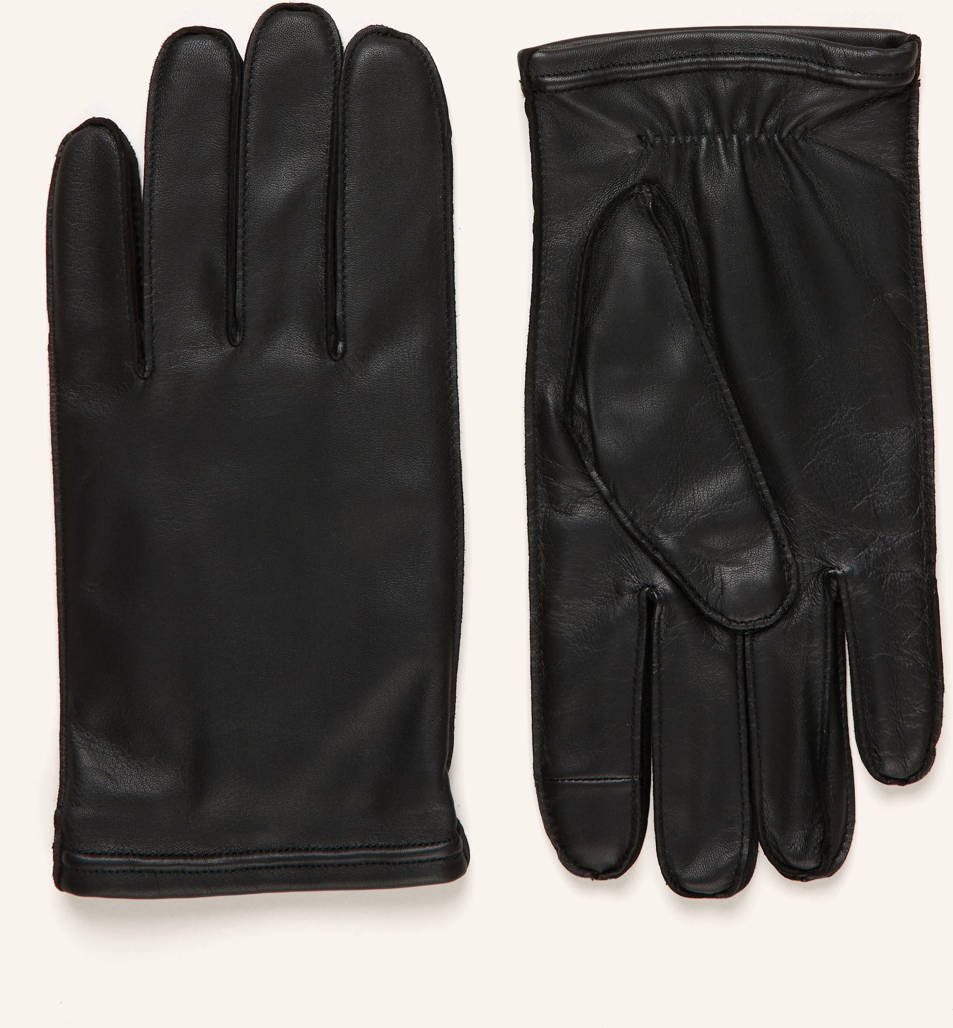 Boss Lederhandschuhe Kranton Me Mit Touchscreen-Funktion schwarz