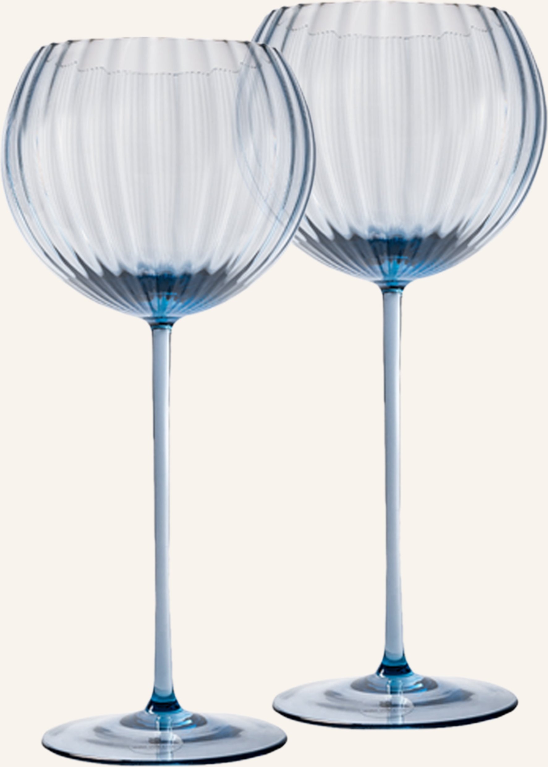 Anna Von Lipa 2er-Set Weingläser Lyon blau