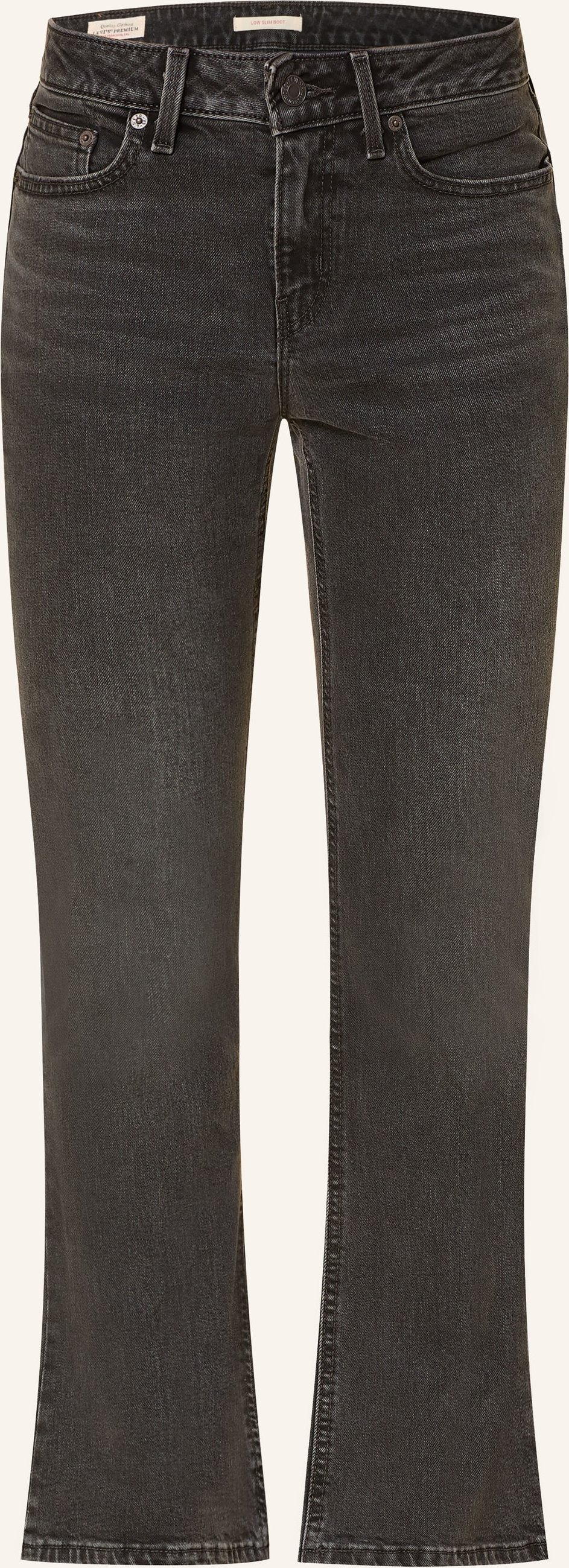 Levi's® Bootcut Jeans Low Slim Boot schwarz