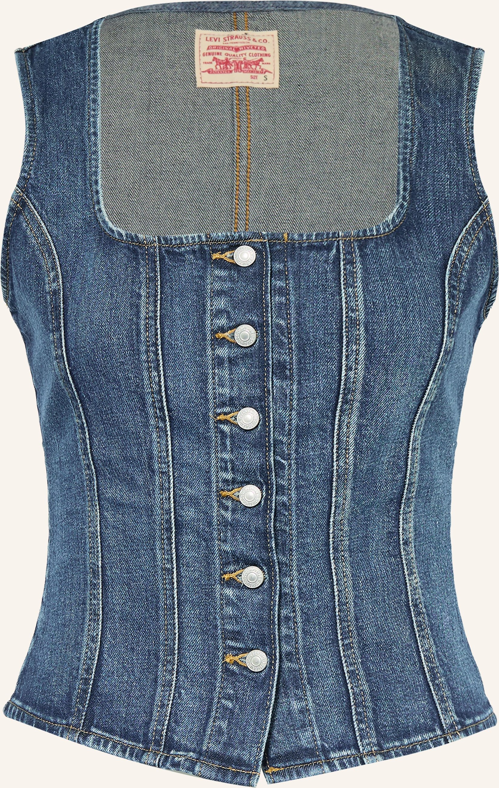 Levi's® Jeansweste blau