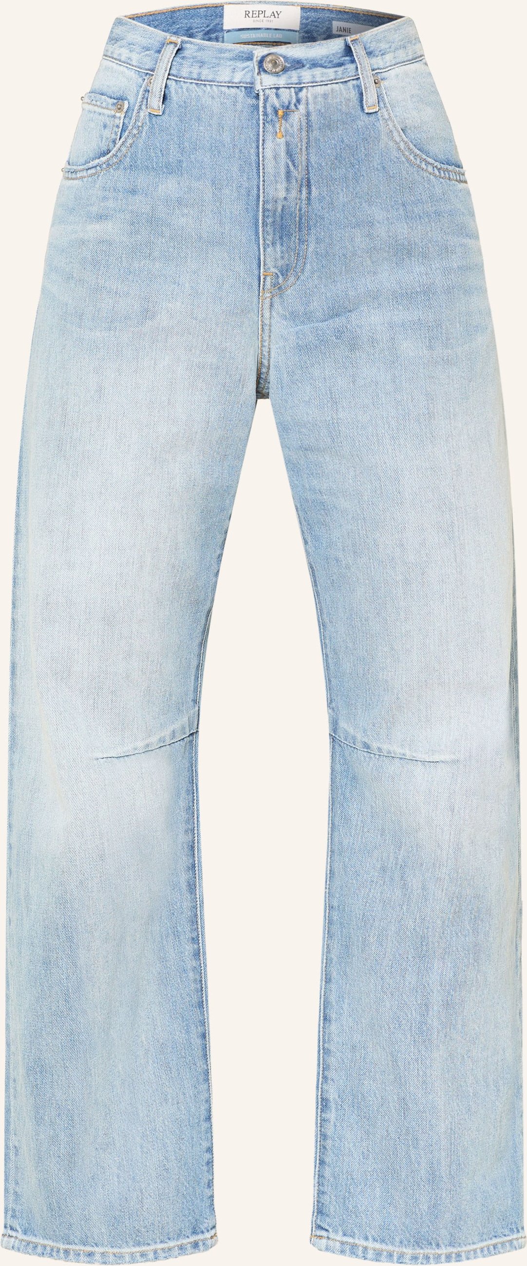 Replay Barrel Jeans Janie blau