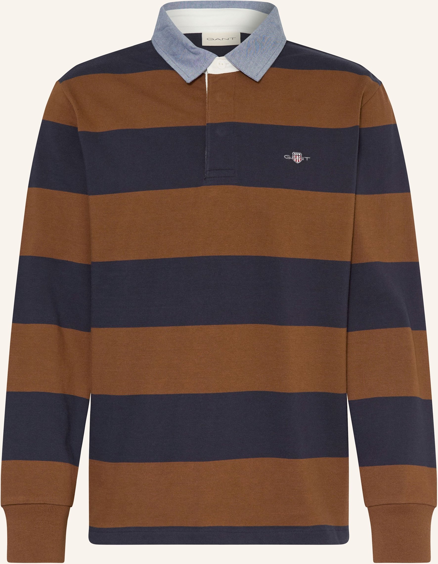 Gant Rugbyshirt braun
