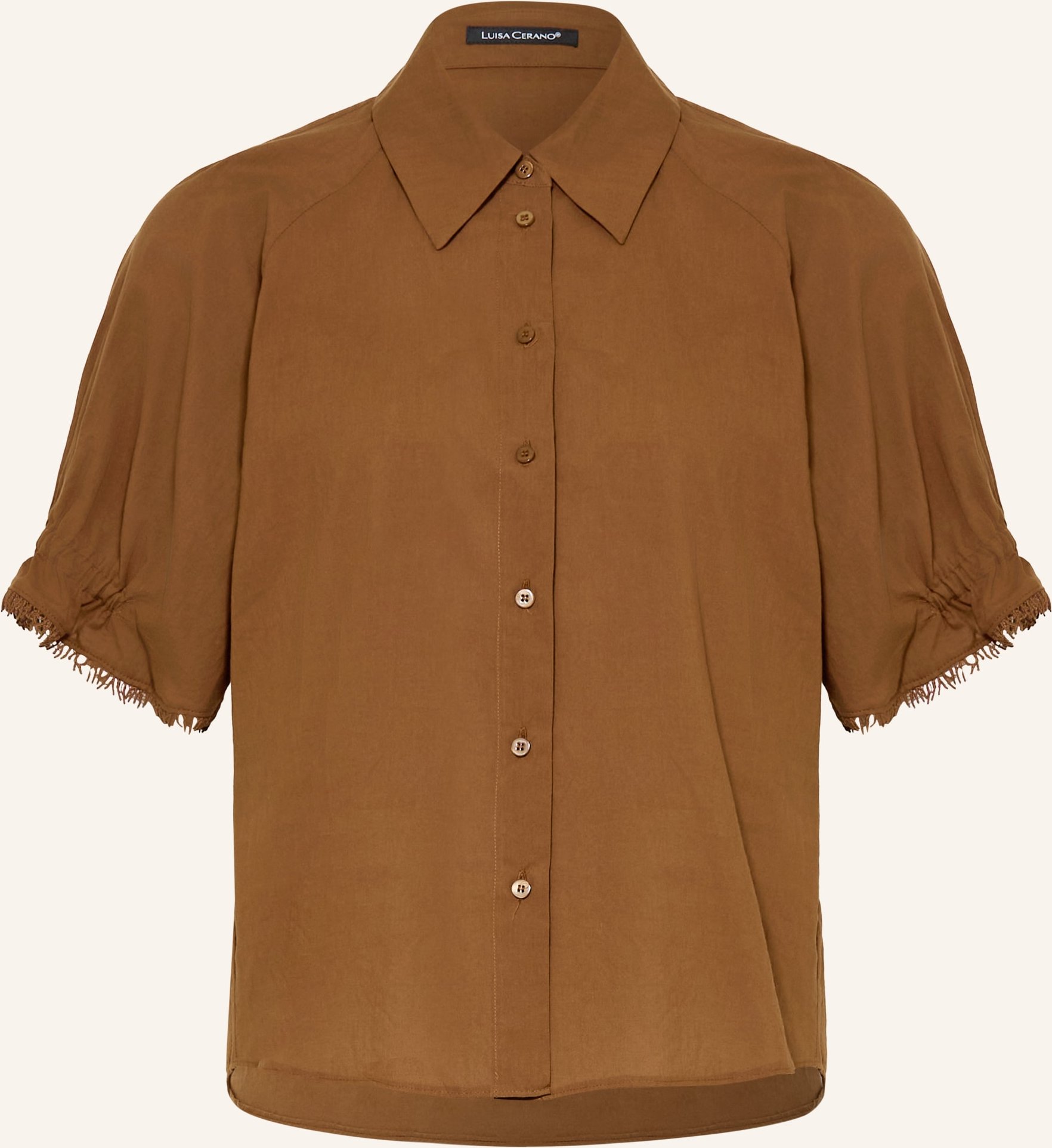 Luisa Cerano Hemdbluse braun