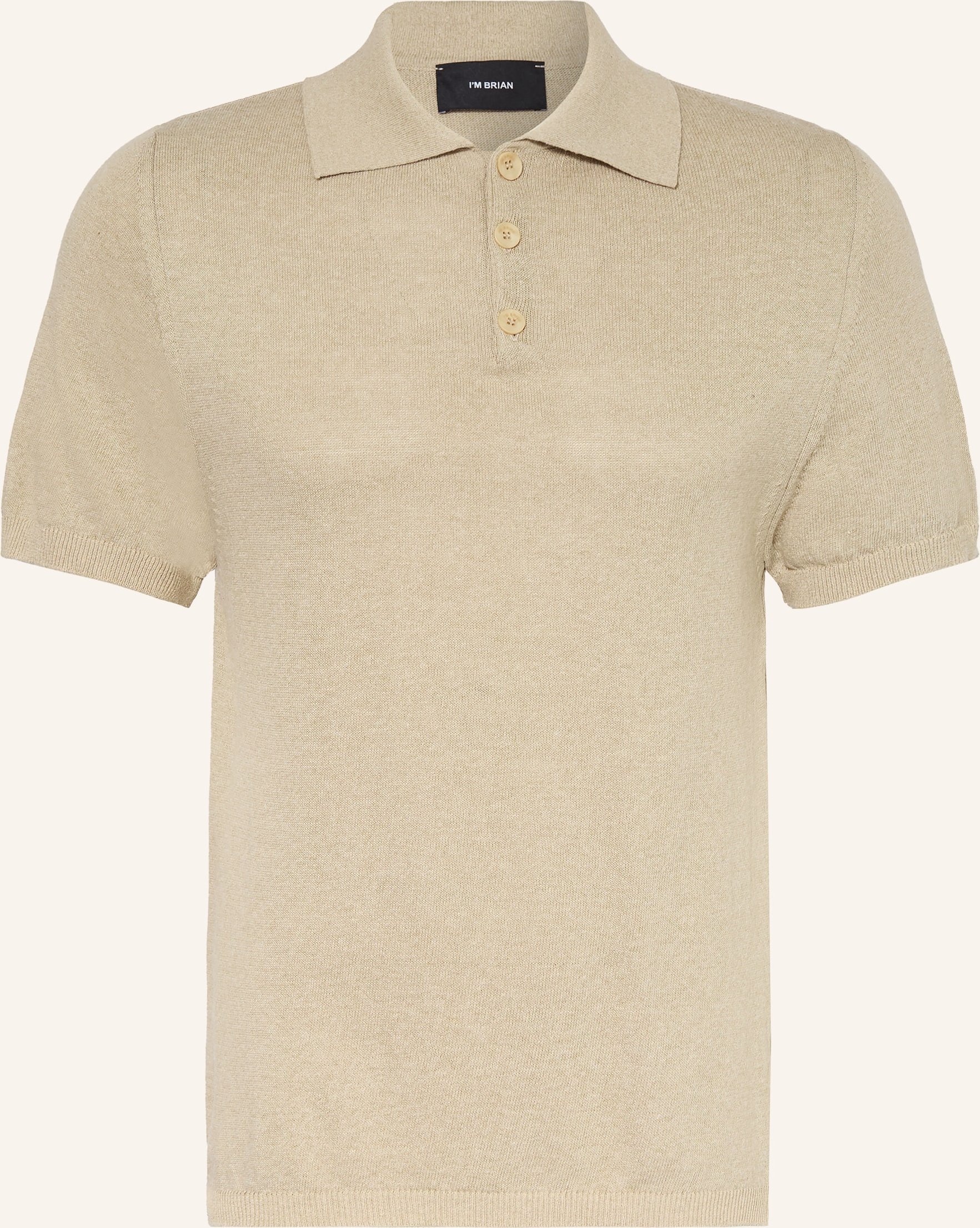 I'm Brian Strick-Poloshirt beige