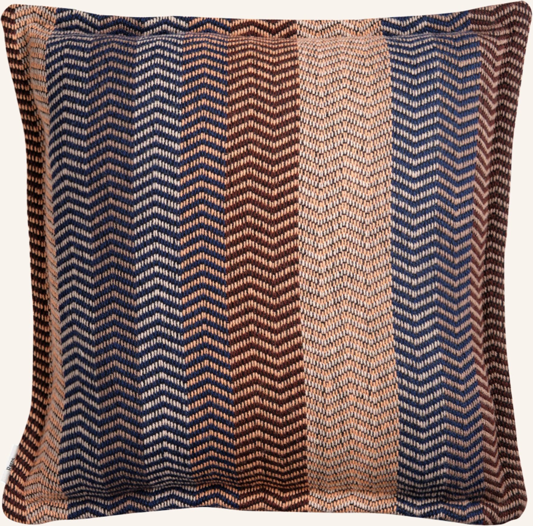 Røros Tweed Tweed-Dekokissen Fri Mit Federfüllung beige