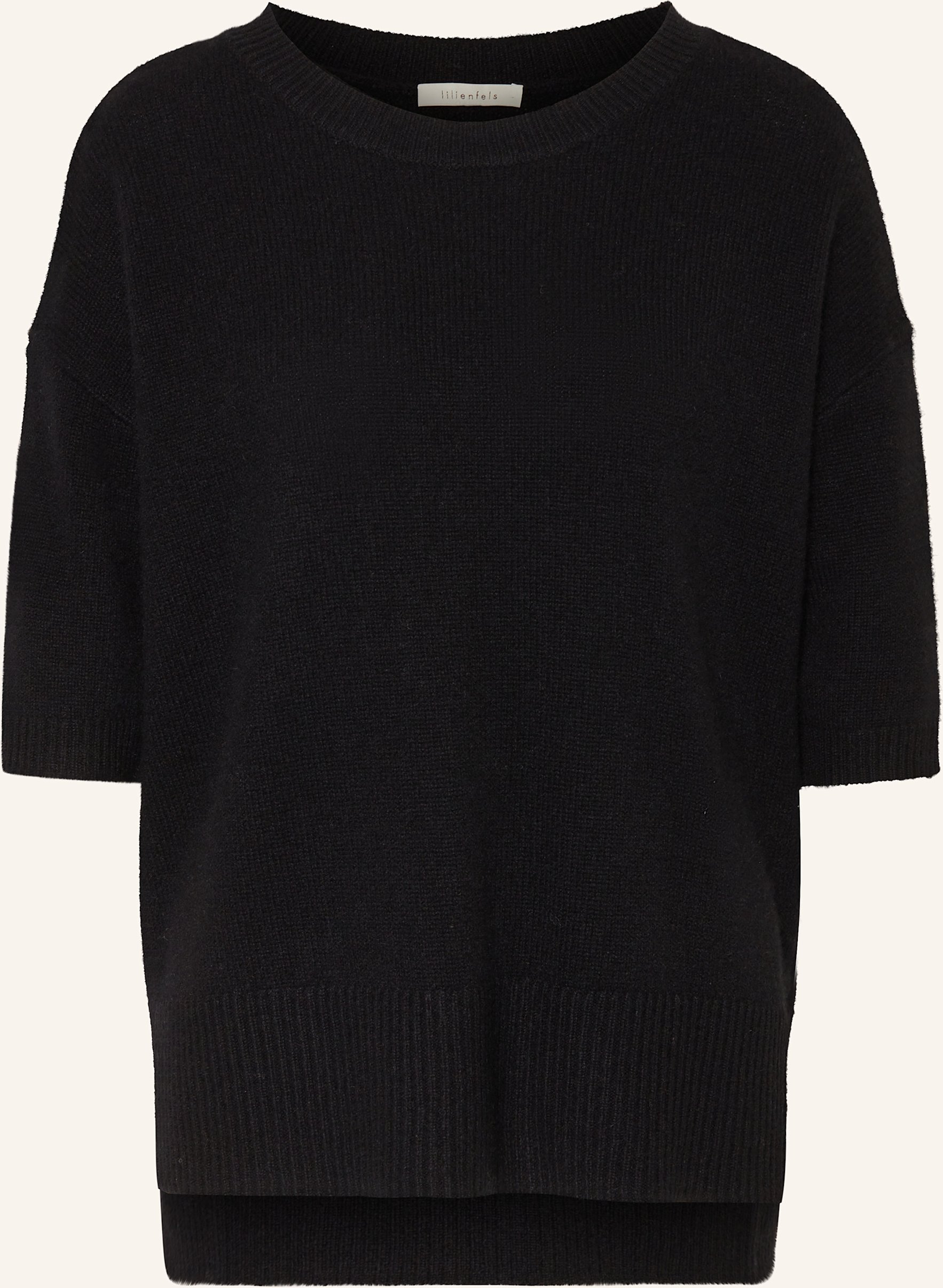 Lilienfels Strickshirt Aus Cashmere schwarz