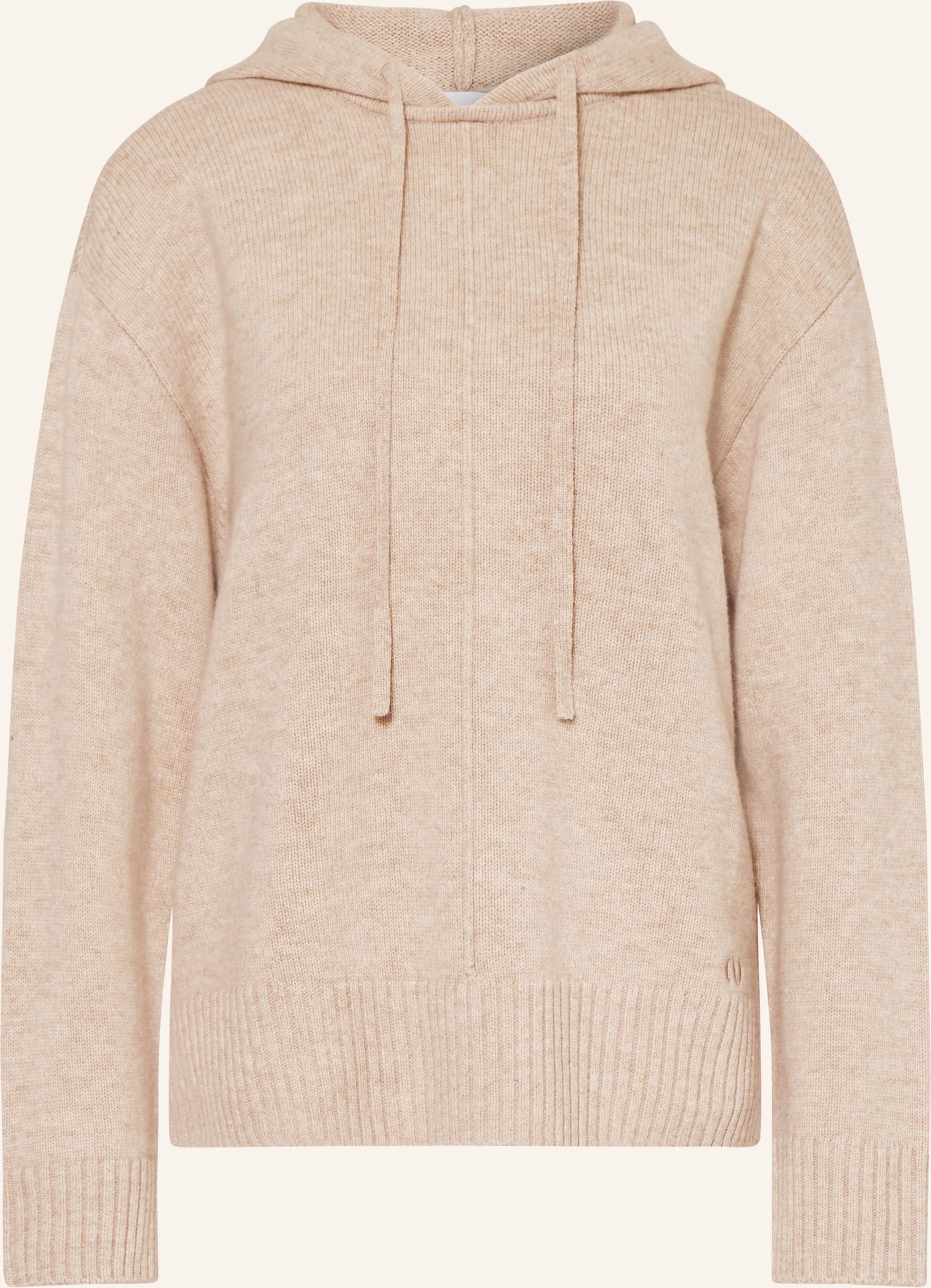 Leger Studio Strick-Hoodie Godja beige