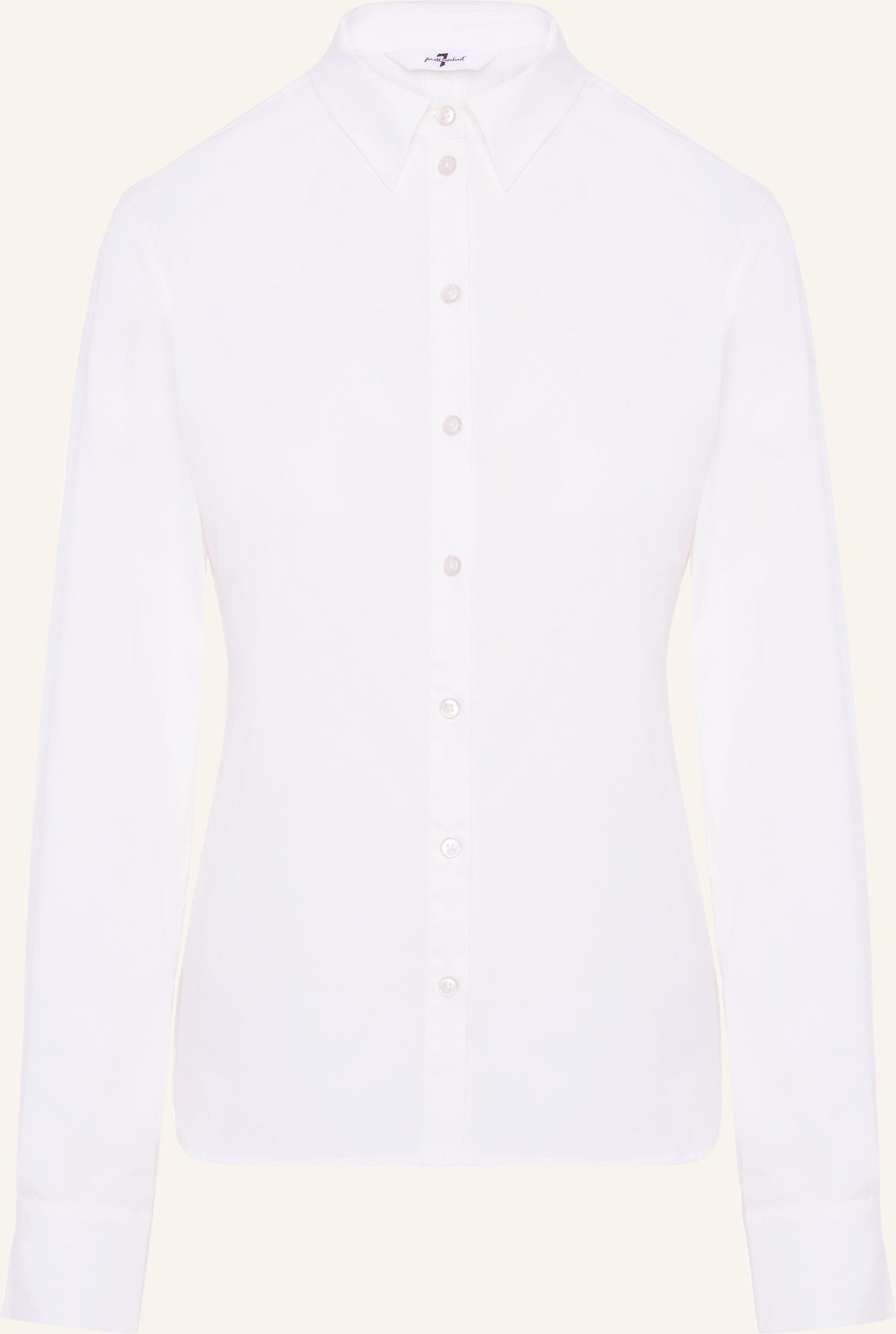 7 For All Mankind Tied Shirt weiss