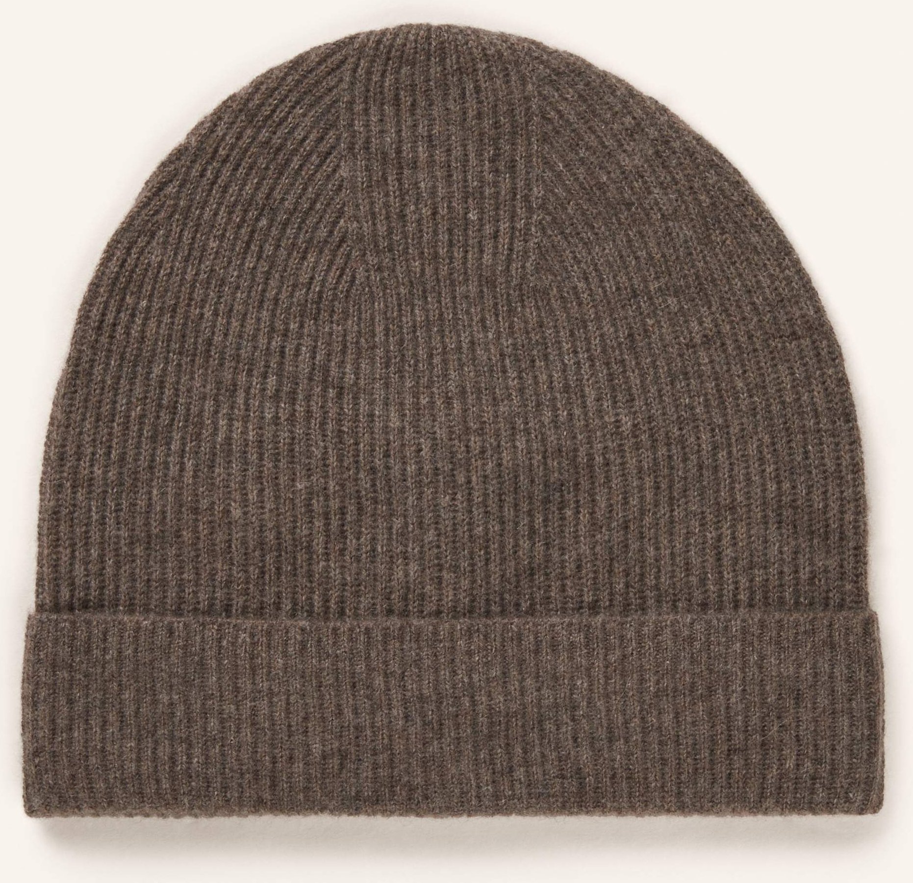 Mrs & Hugs Cashmere-Mütze braun