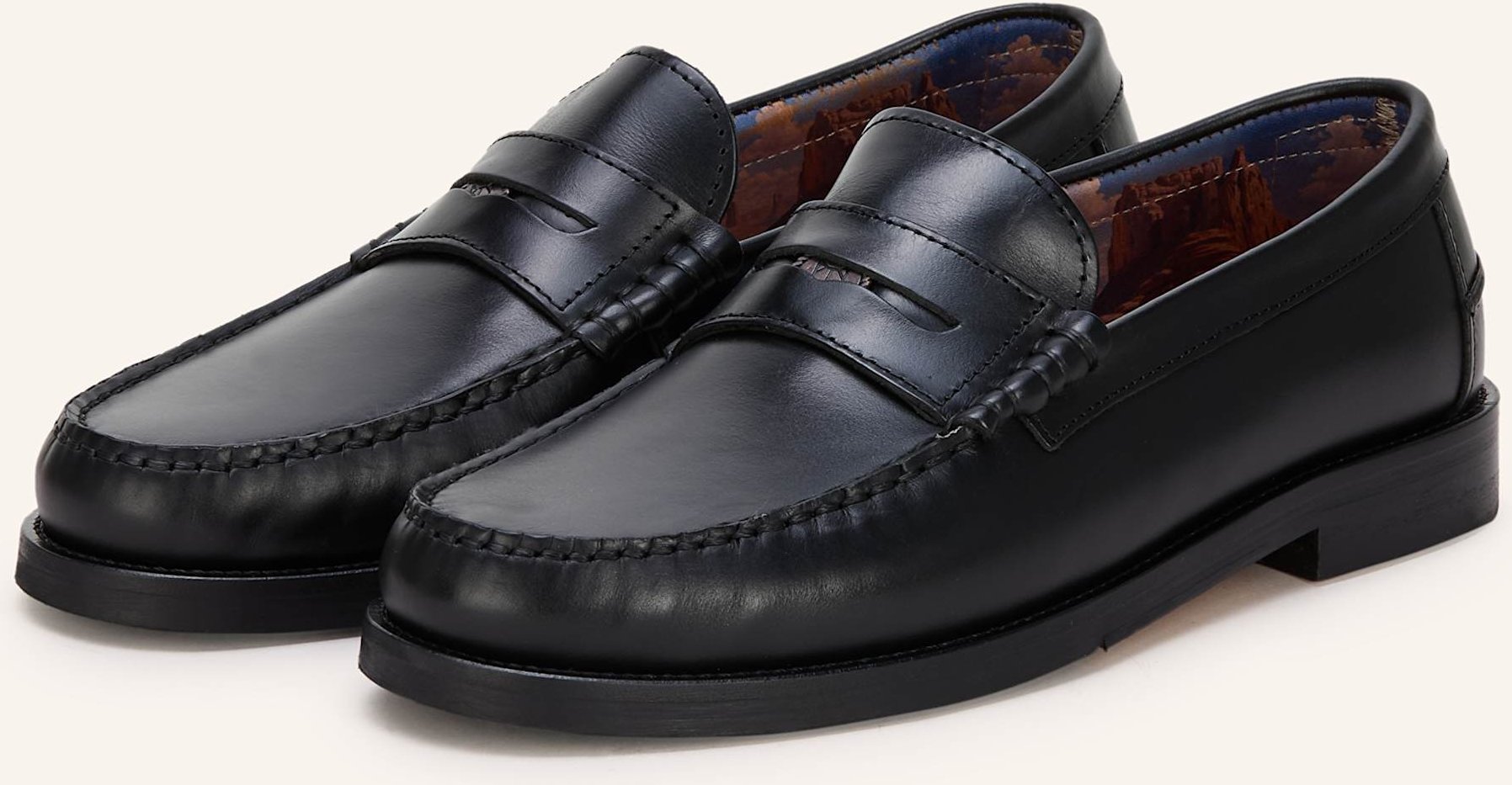 Naked Wolfe Penny-Loafer Riviera schwarz