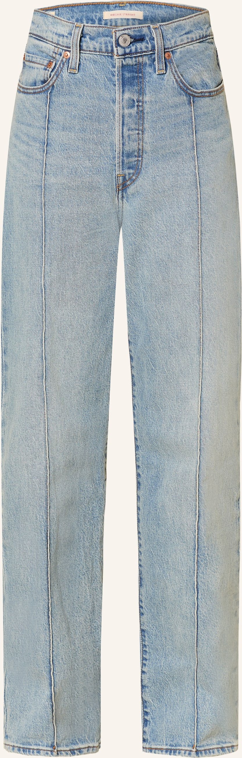 Levi's® Straight Jeans Ribcage blau