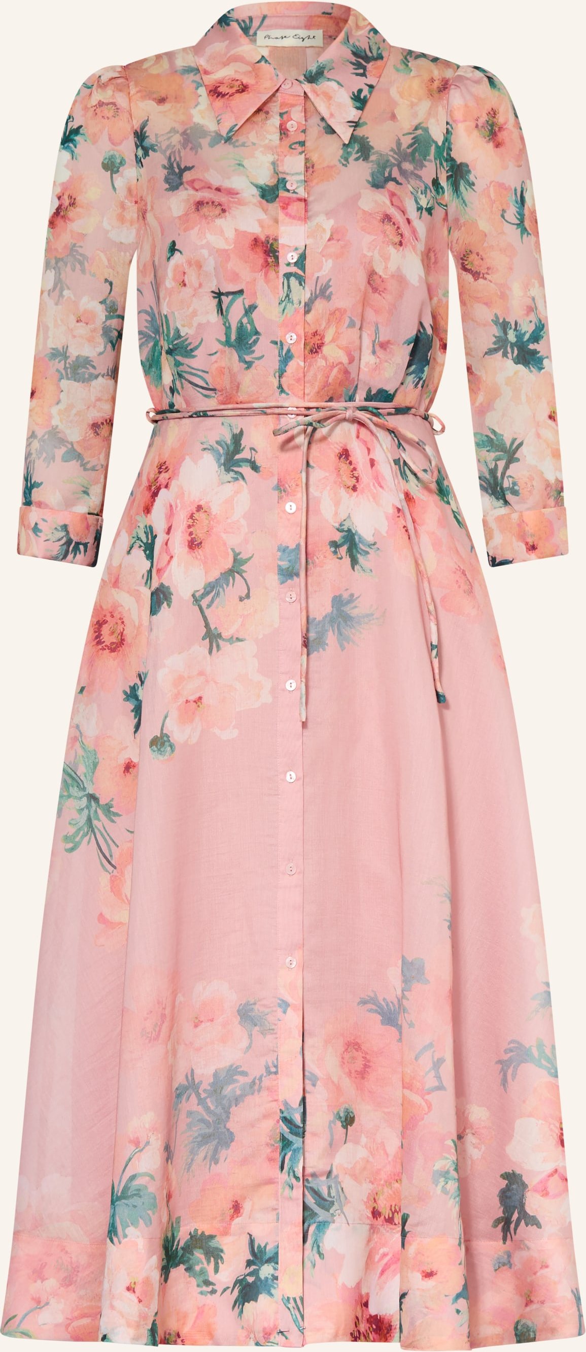 Phase Eight Hemdblusenkleid Anabella Mit 3/4-Arm rosa