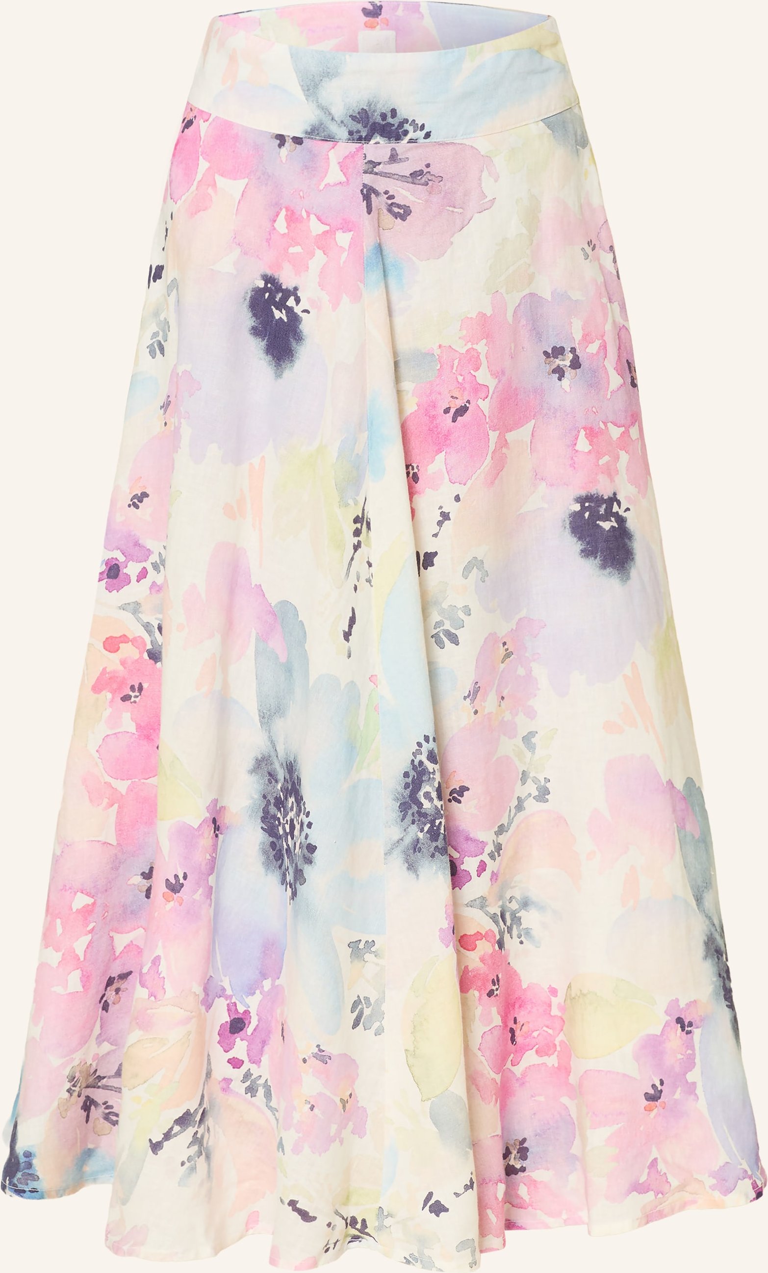 120%Lino Leinenrock rosa