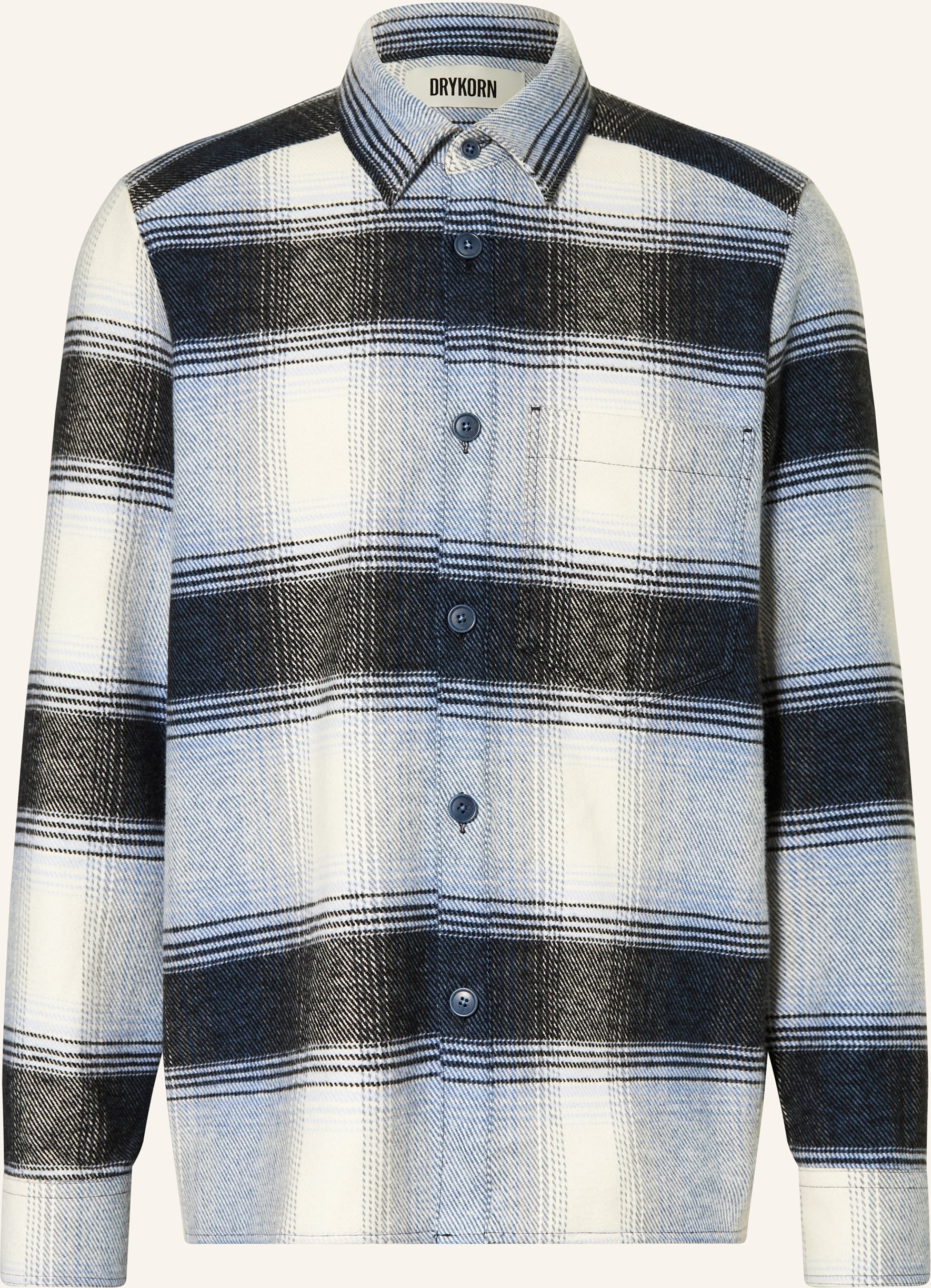 Drykorn Hemd Dieggo Comort Fit blau