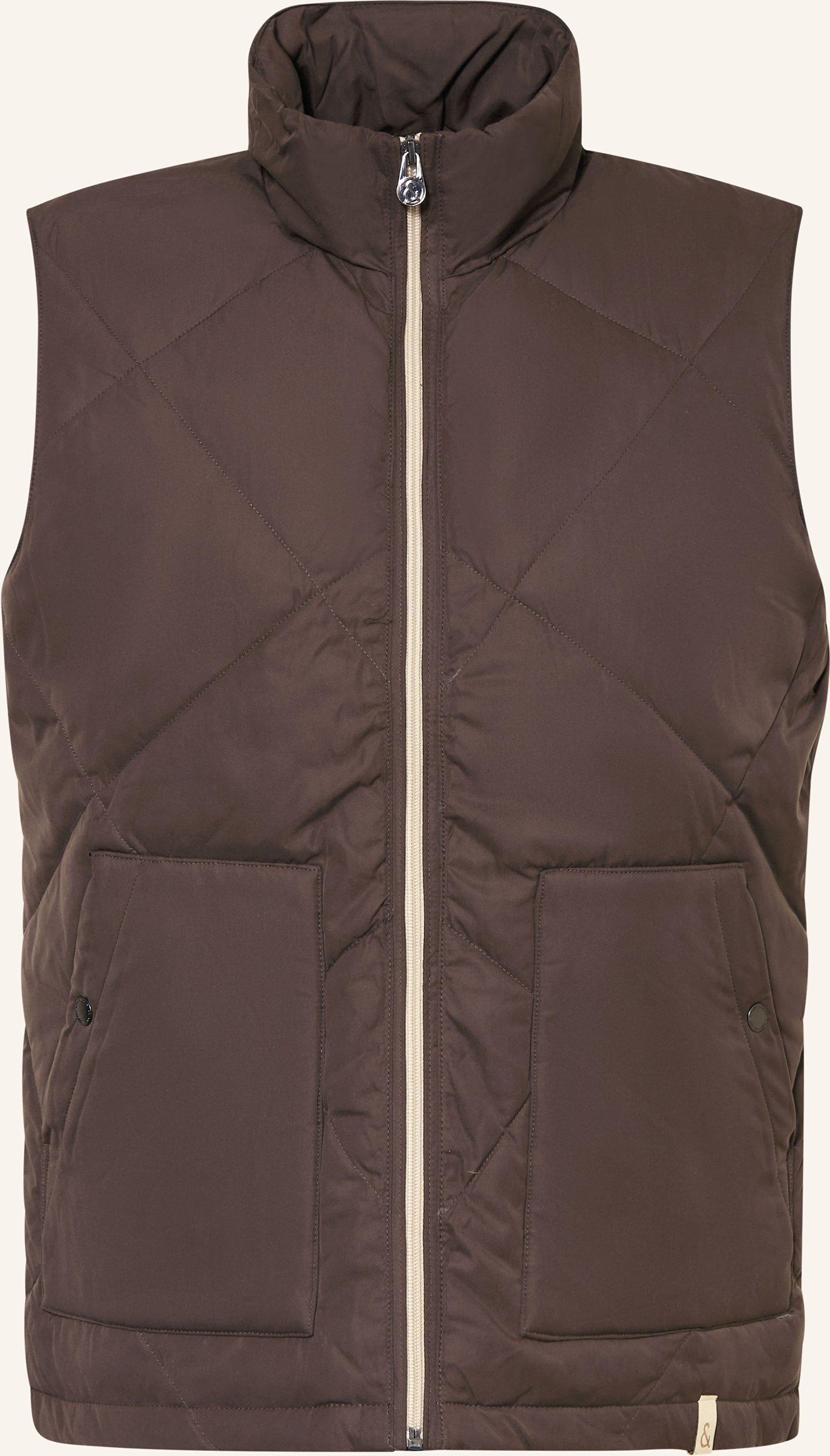 Colours & Sons Steppweste Mit Dupont™ Sorona®-Isolierung braun