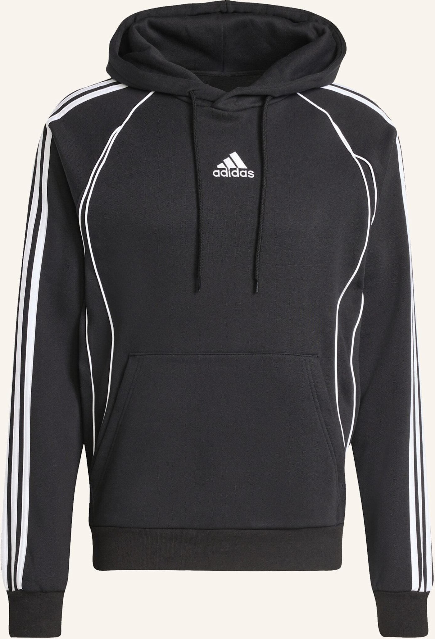 Adidas Originals Adicolor Teamgeist Cut Line Hoodie schwarz