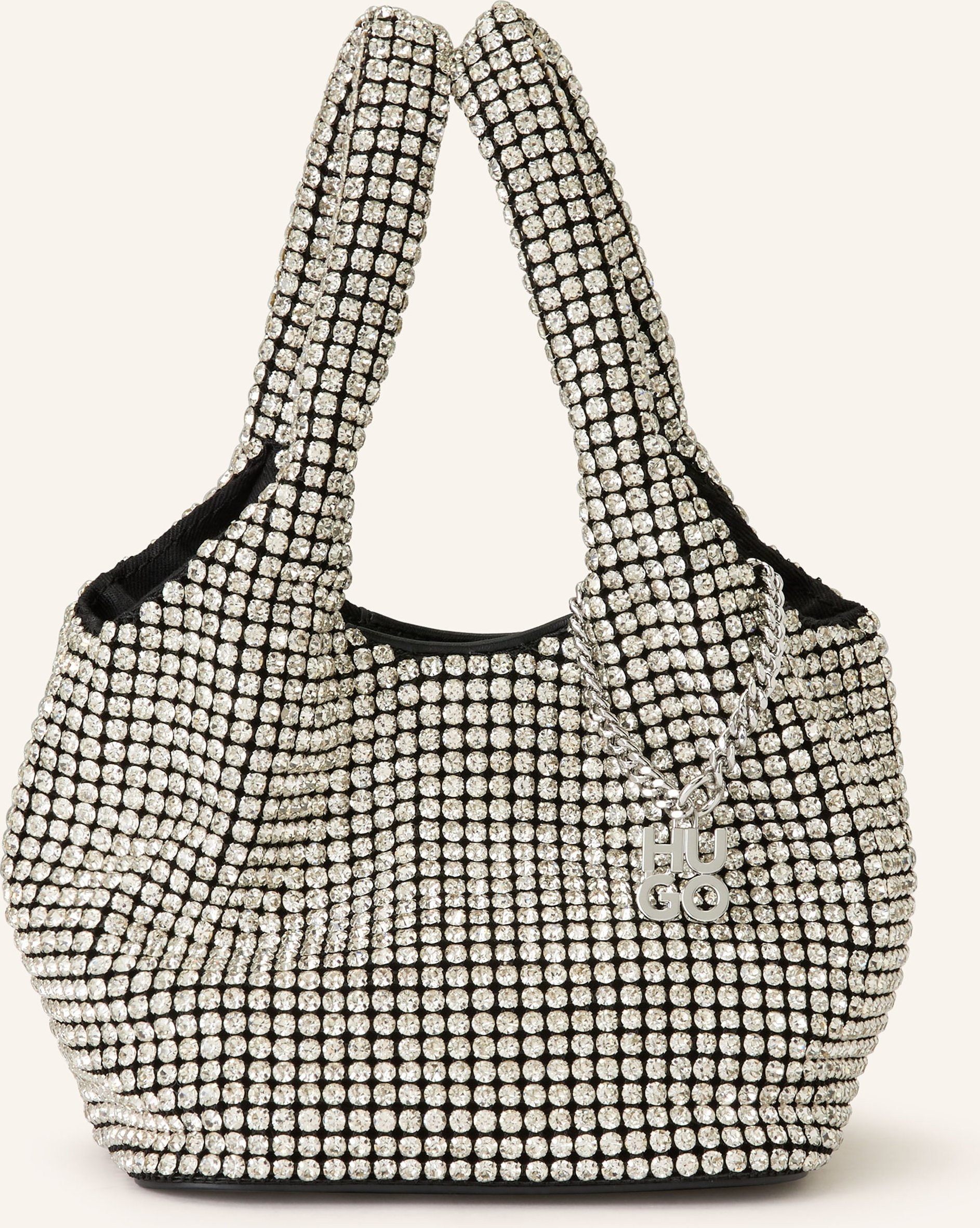 Thumbnail - Hugo Handtasche Liora Mit Schmucksteinen silber