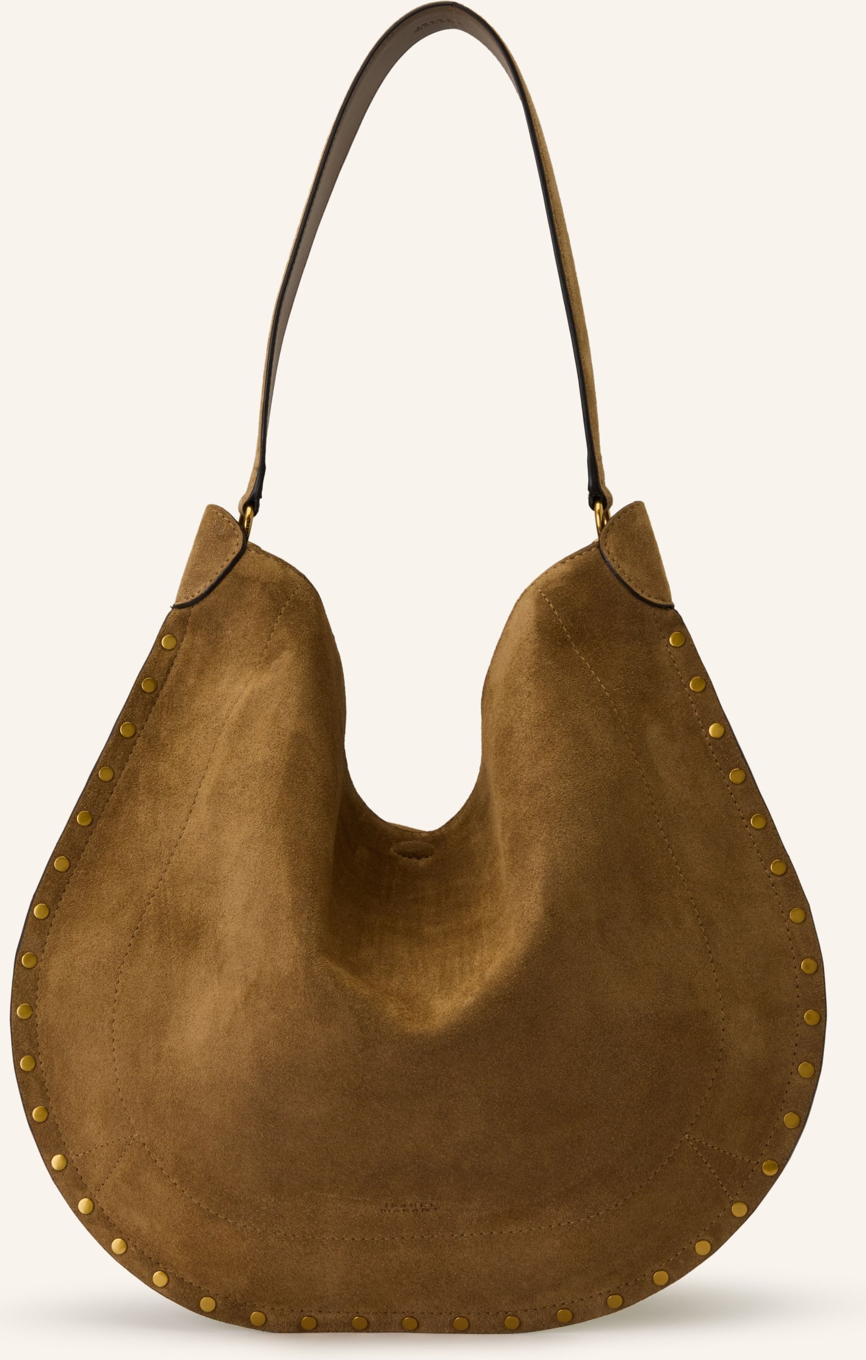 Isabel Marant Shopper Oskan Mit Pouch Und Nieten beige