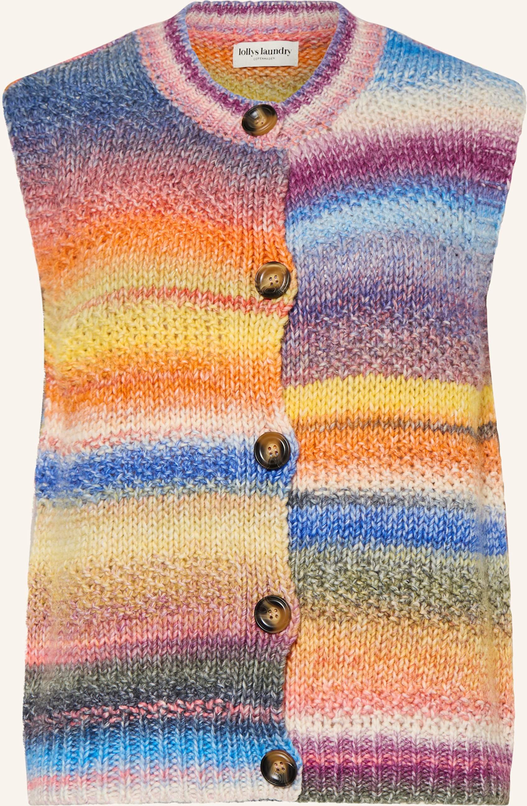 Lollys Laundry Strickweste Padovall orange