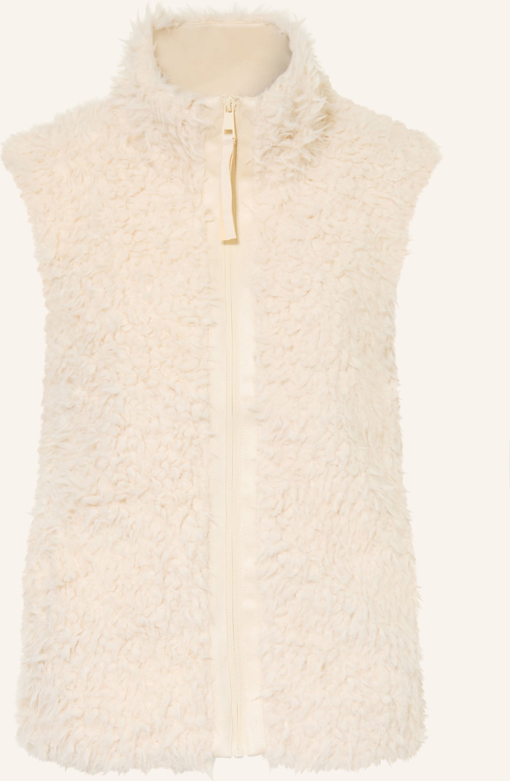 Betty&Co Kunstfell-Weste beige