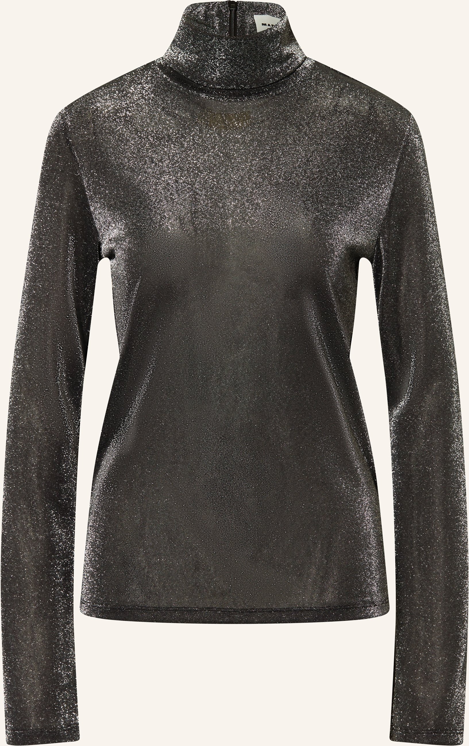 Marant Étoile Longsleeve Jadia Mit Glitzergarn grau