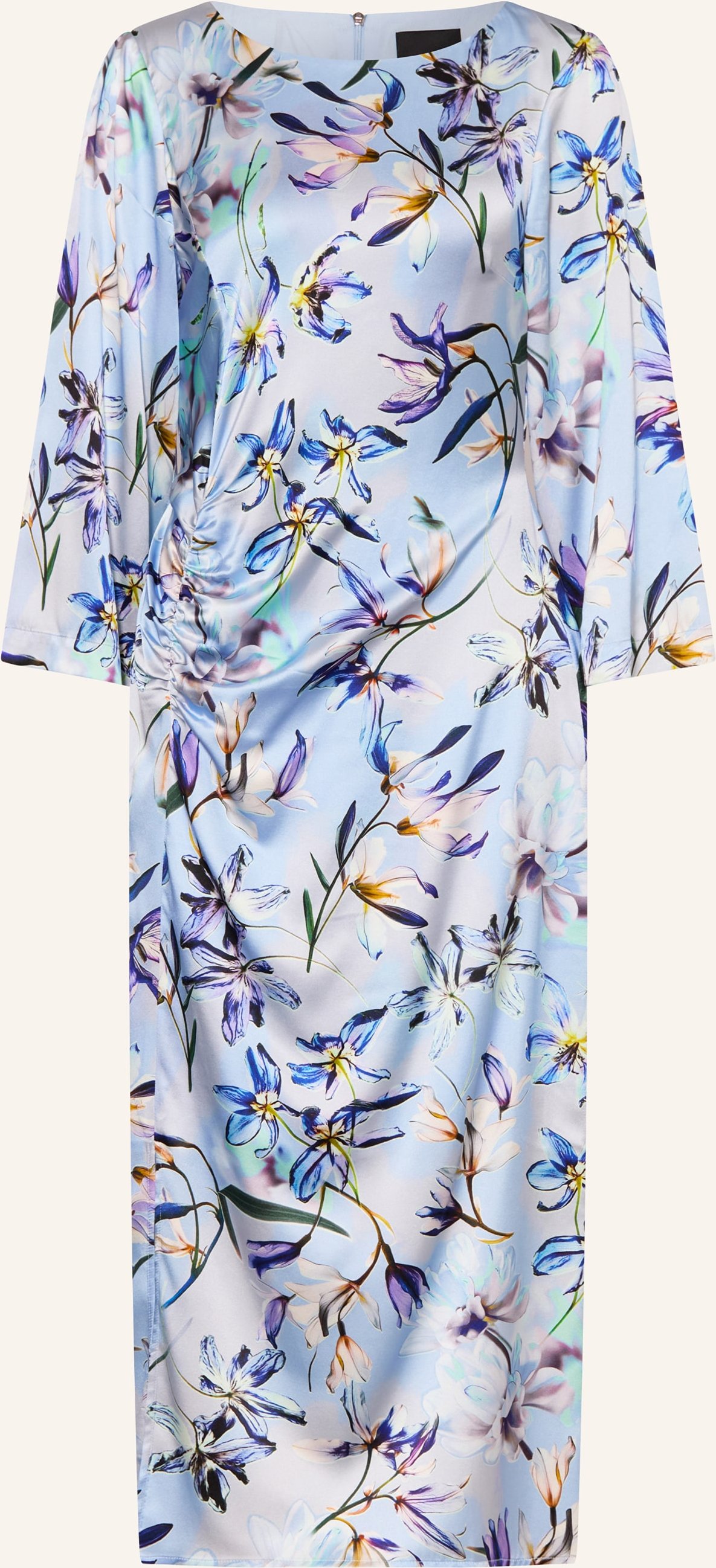 Marc Cain Etuikleid Aus Seide blau