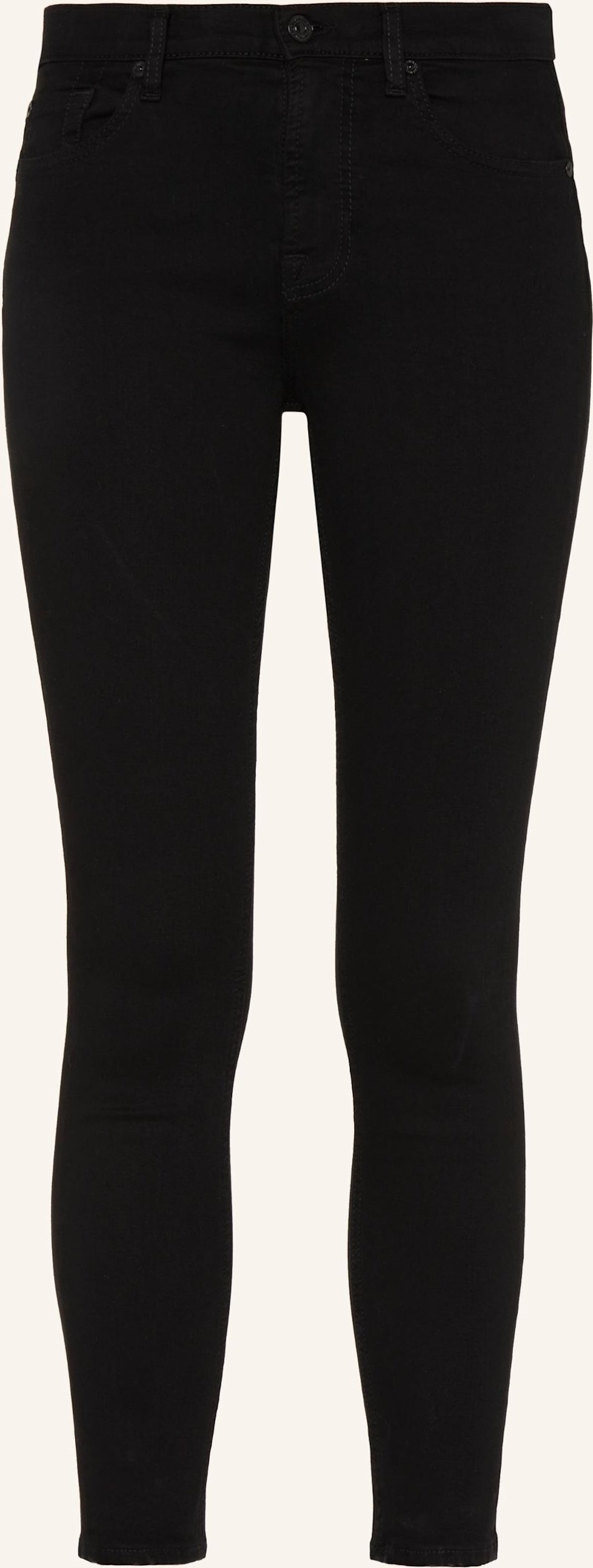 7 For All Mankind 7/8-Jeans schwarz