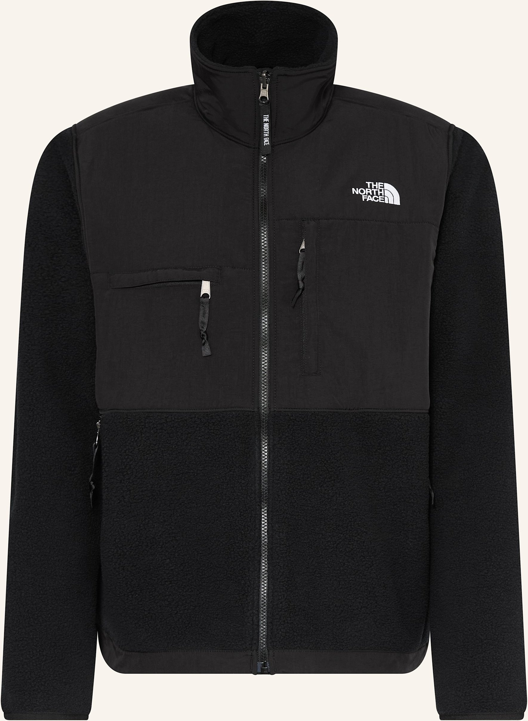 Thumbnail - The North Face Fleecejacke Denali Im Materialmix schwarz