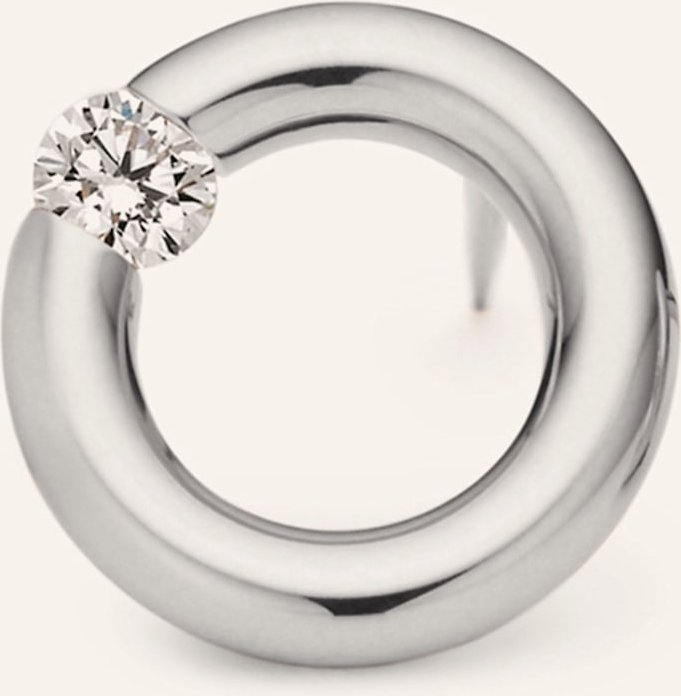 Niessing Anstecker Spannring® Bouton silber