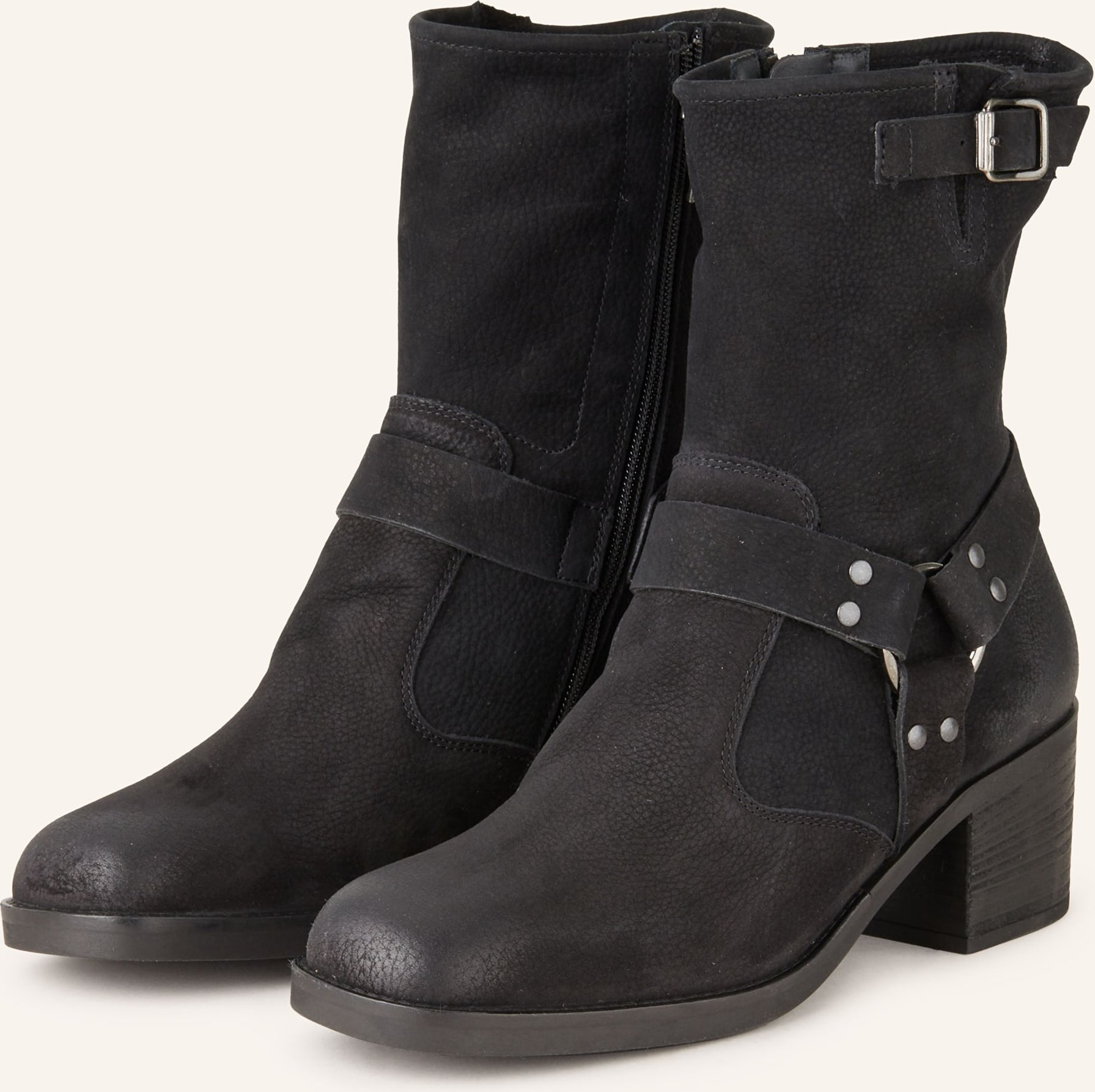 Paul Green Biker Boots schwarz