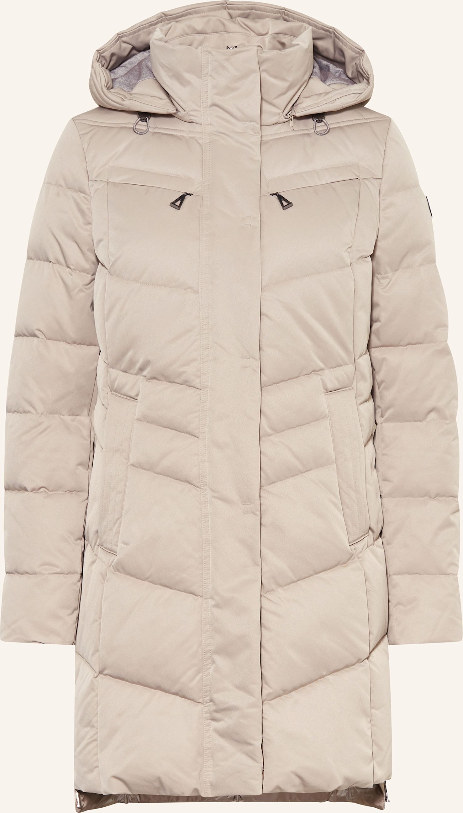 Gil Bret Steppjacke Mit Abnehmbarer Kapuze beige