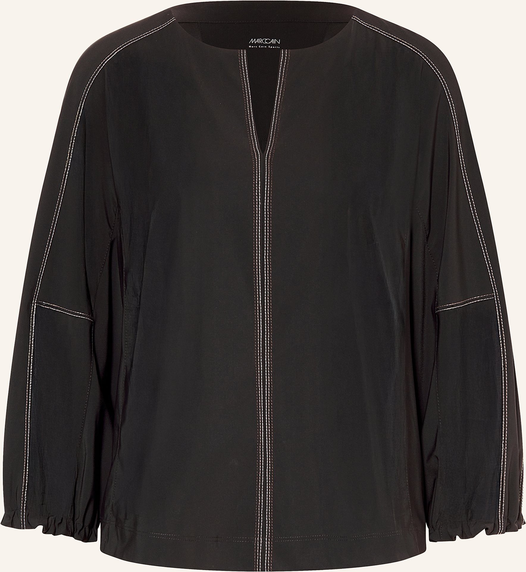 Marc Cain Blusenshirt Mit 3/4-Arm schwarz